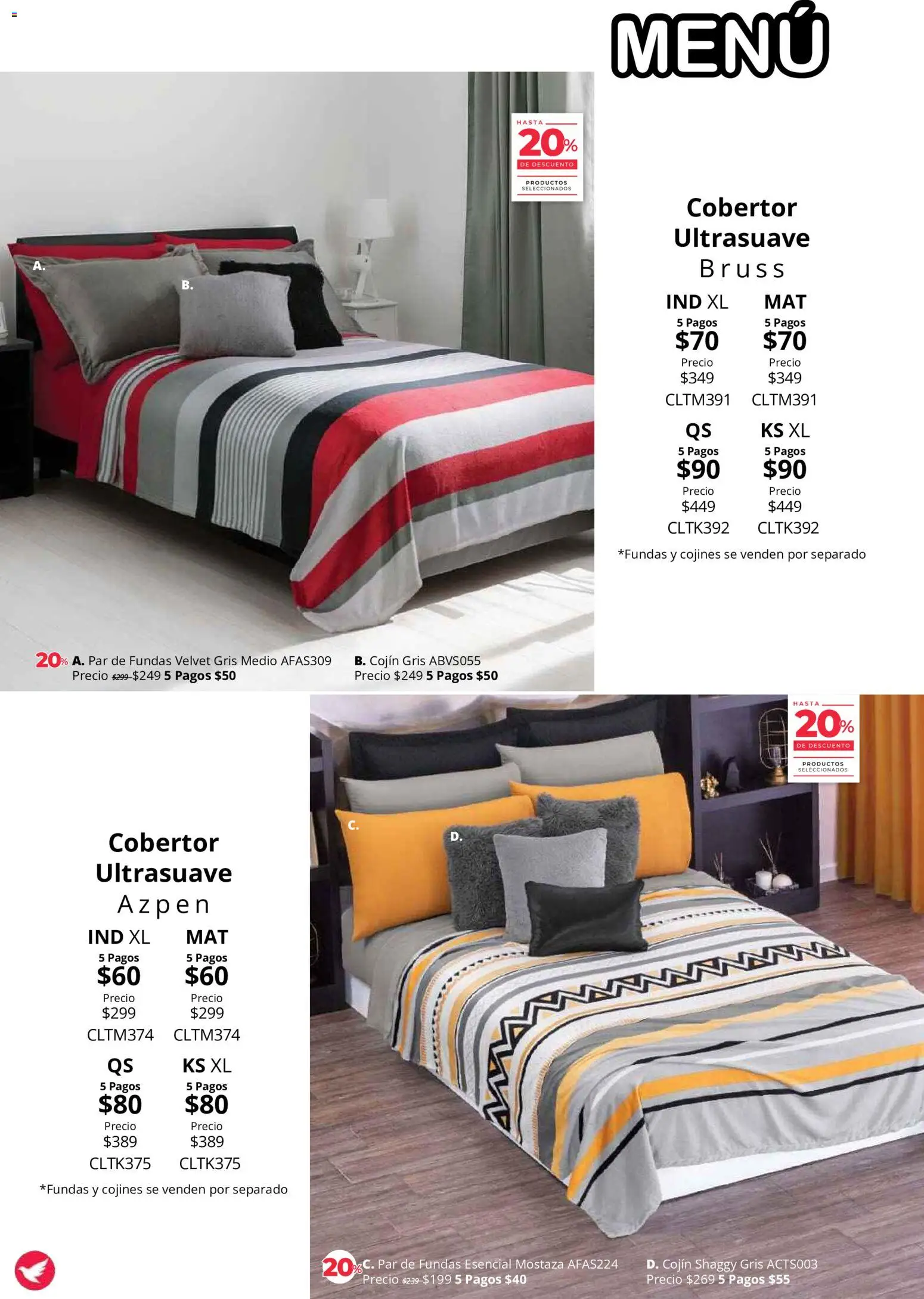 Vista previa las ofertas de la tienda Colchas Concord - Colchas Concord catálogo Colección Cobertor desde el 01/08/2026 