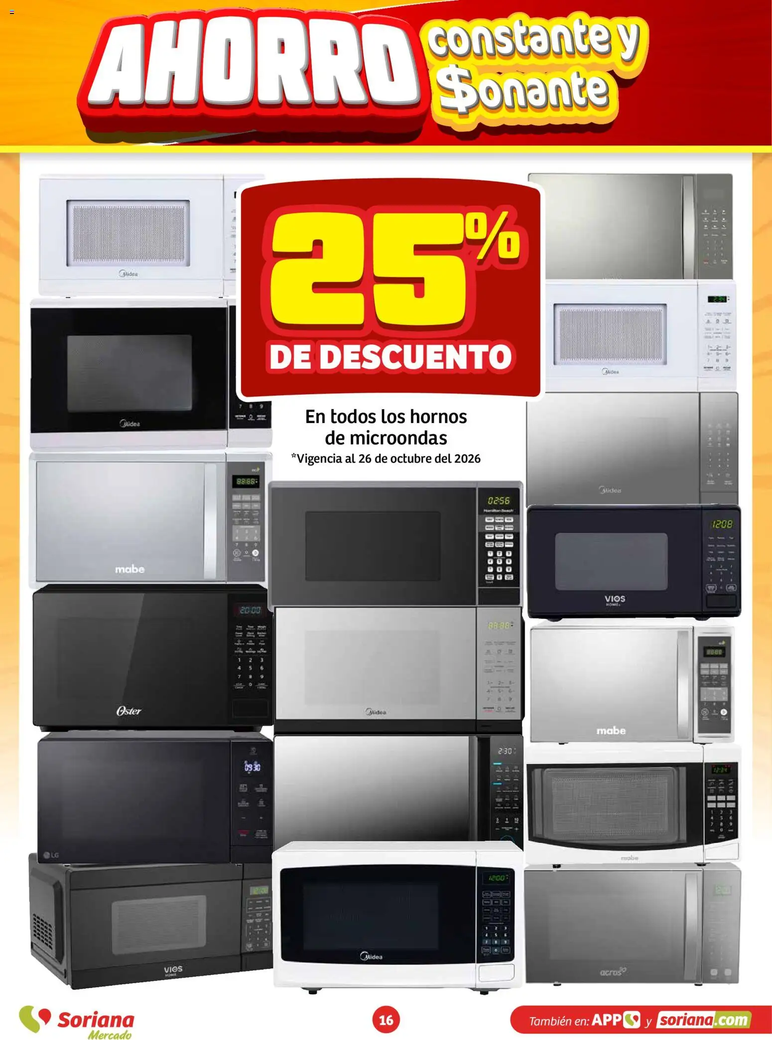 Vista previa las ofertas de la tienda Soriana - Soriana folleto Ahorro constante y sonante desde el 23/10/2026 