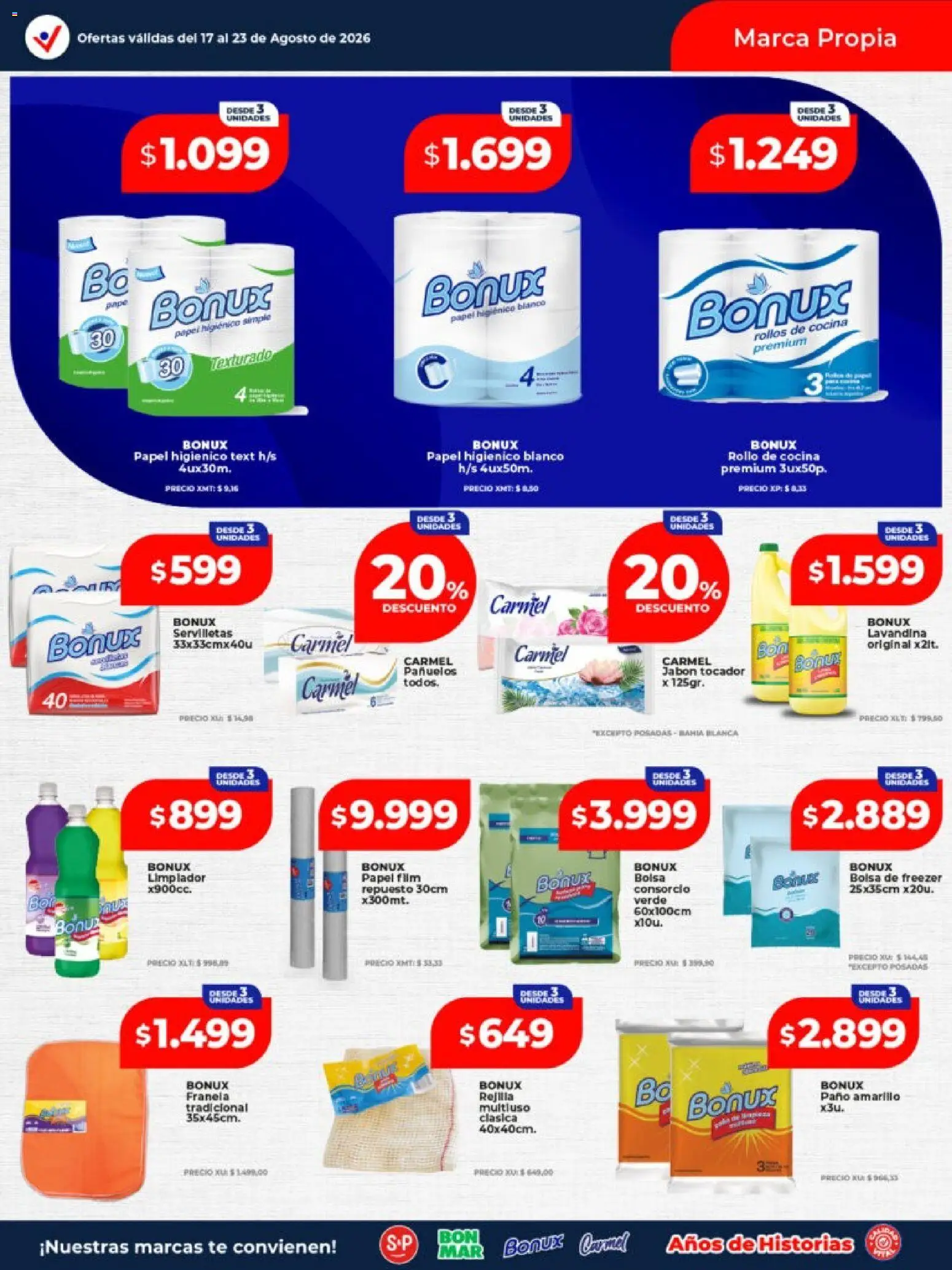Vista previa del folleto de la tienda Vital válido desde el 17/08/2026 - Cocina, Té, Bolsa, Lavandina, Jabón, Rejilla, Servilletas, Rollos de cocina