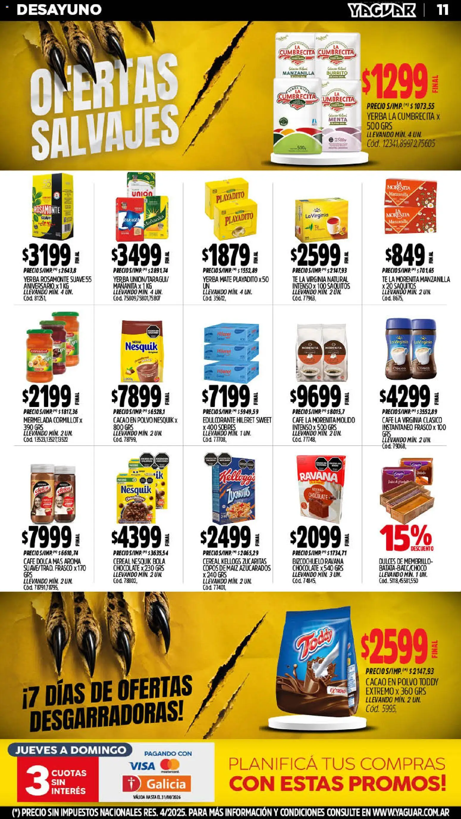 Vista previa del folleto de la tienda Yaguar válido desde el 10/08/2026 