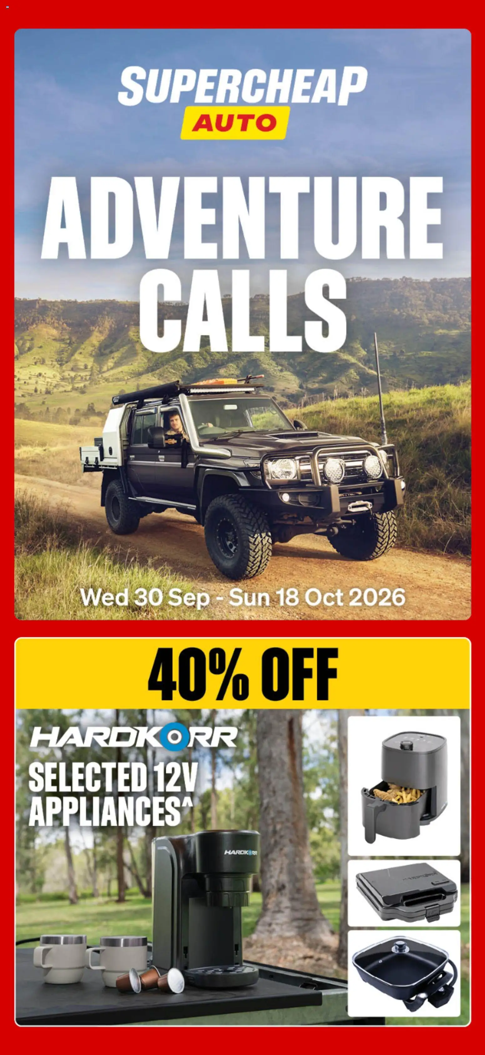 Preview of catalogue Supercheap Auto catalogue from shop Supercheap Auto valid 30/09/2026