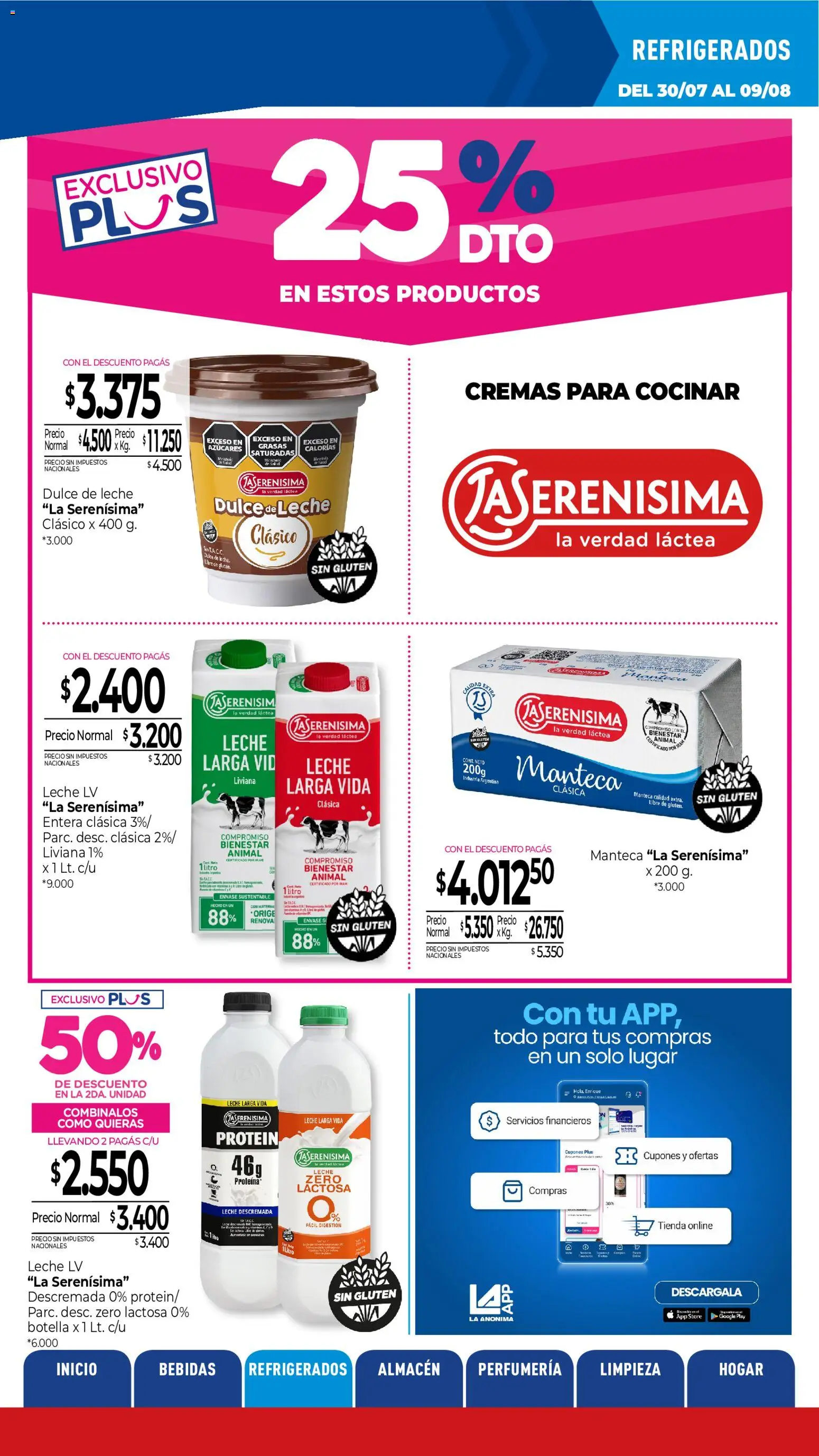 Vista previa del folleto de la tienda La Anonima válido desde el 30/07/2026 