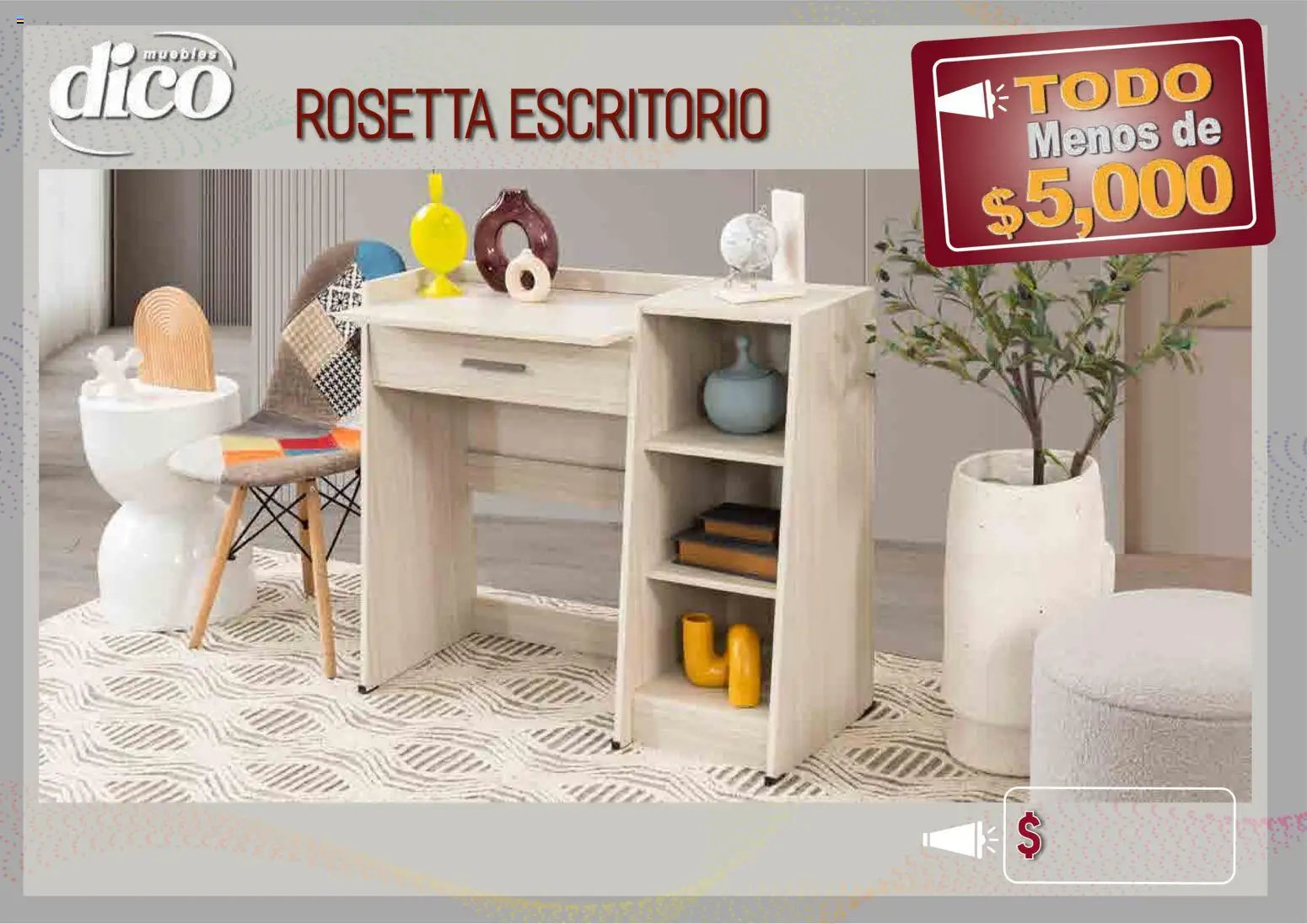 Vista previa las ofertas de la tienda Muebles Dico - Muebles Dico catálogo Todo menos de 5000 Pacifico desde el 09/04/2026 