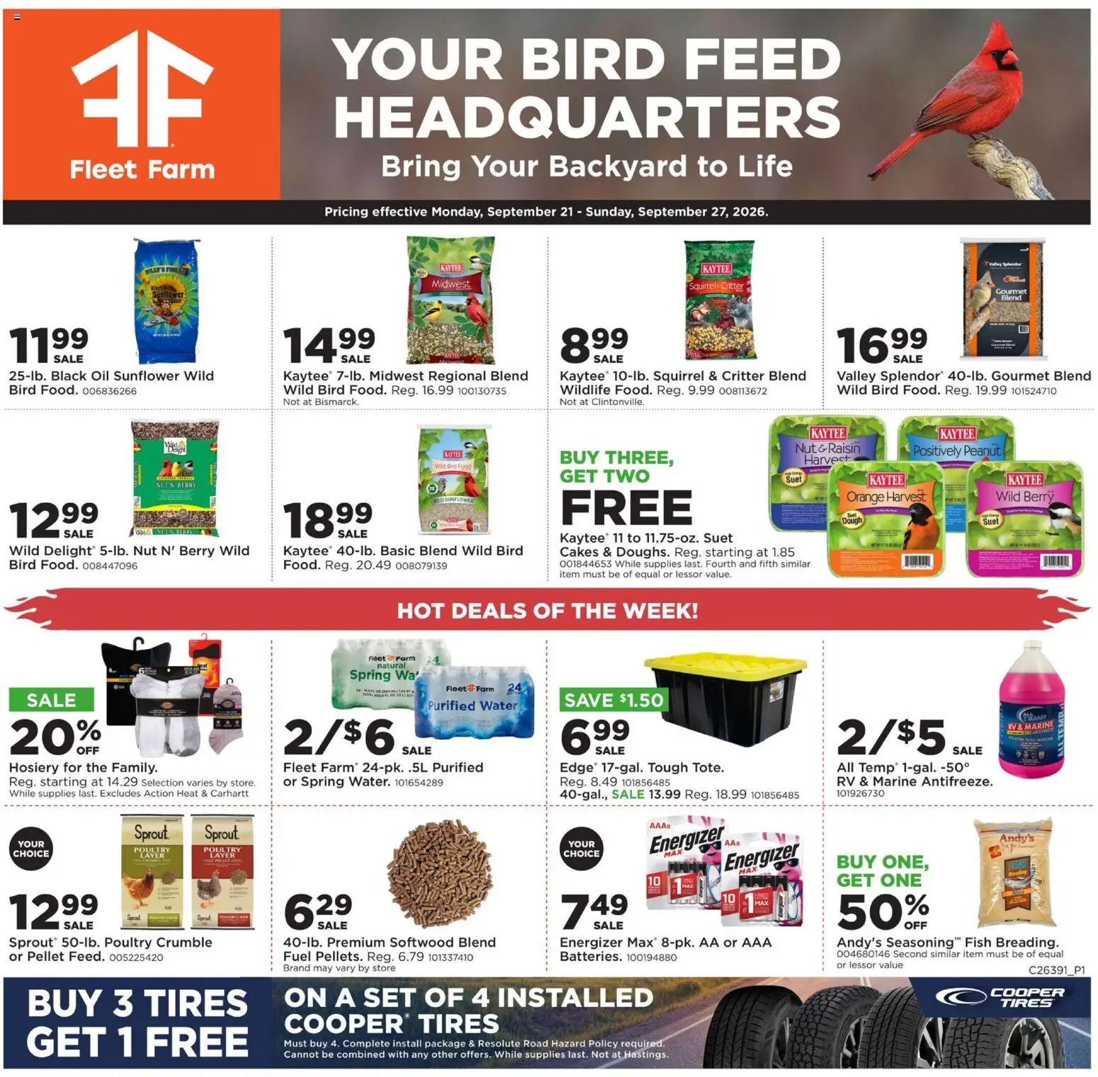 Ad Preview of Mills Fleet Farm Mills Fleet Farm Weekly Ad from 09/21/2026