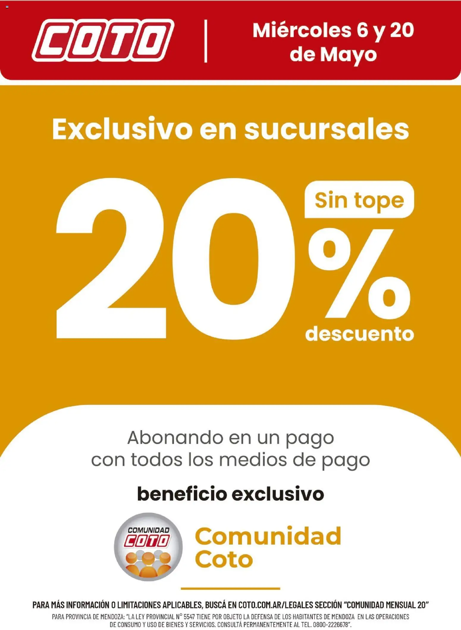 Vista previa del folleto de la tienda Coto válido desde el 06/05/2026 