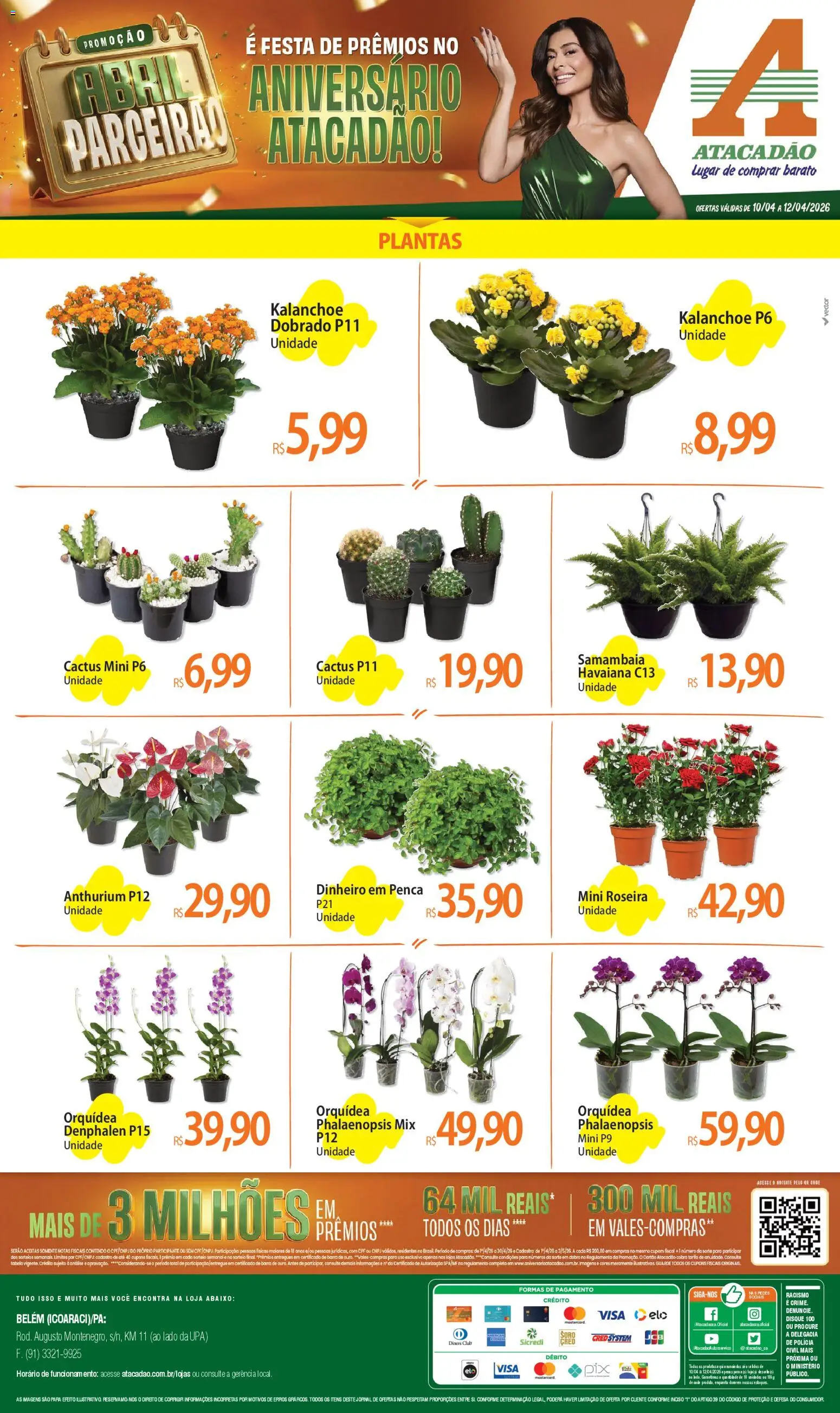 Pré-Visualização do folheto "Atacadão ofertas - PA" da loja Atacadão válido a partir de 10/04/2026 - Orquídea