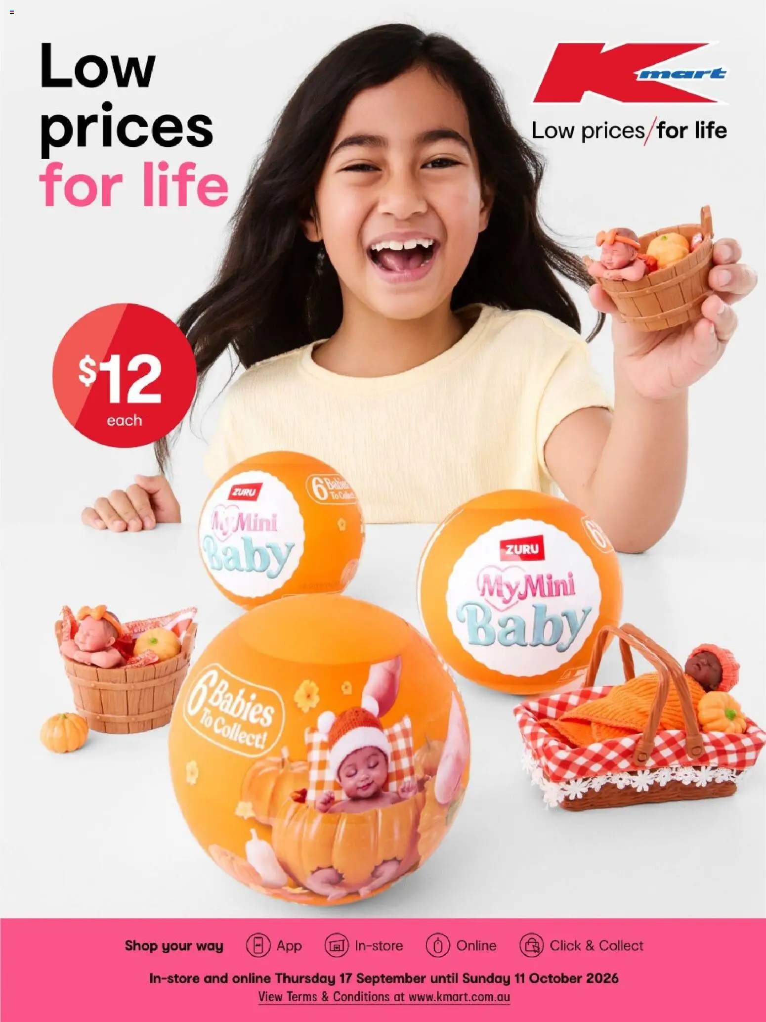 Preview of catalogue Kmart catalogue from shop Kmart valid 17/09/2026