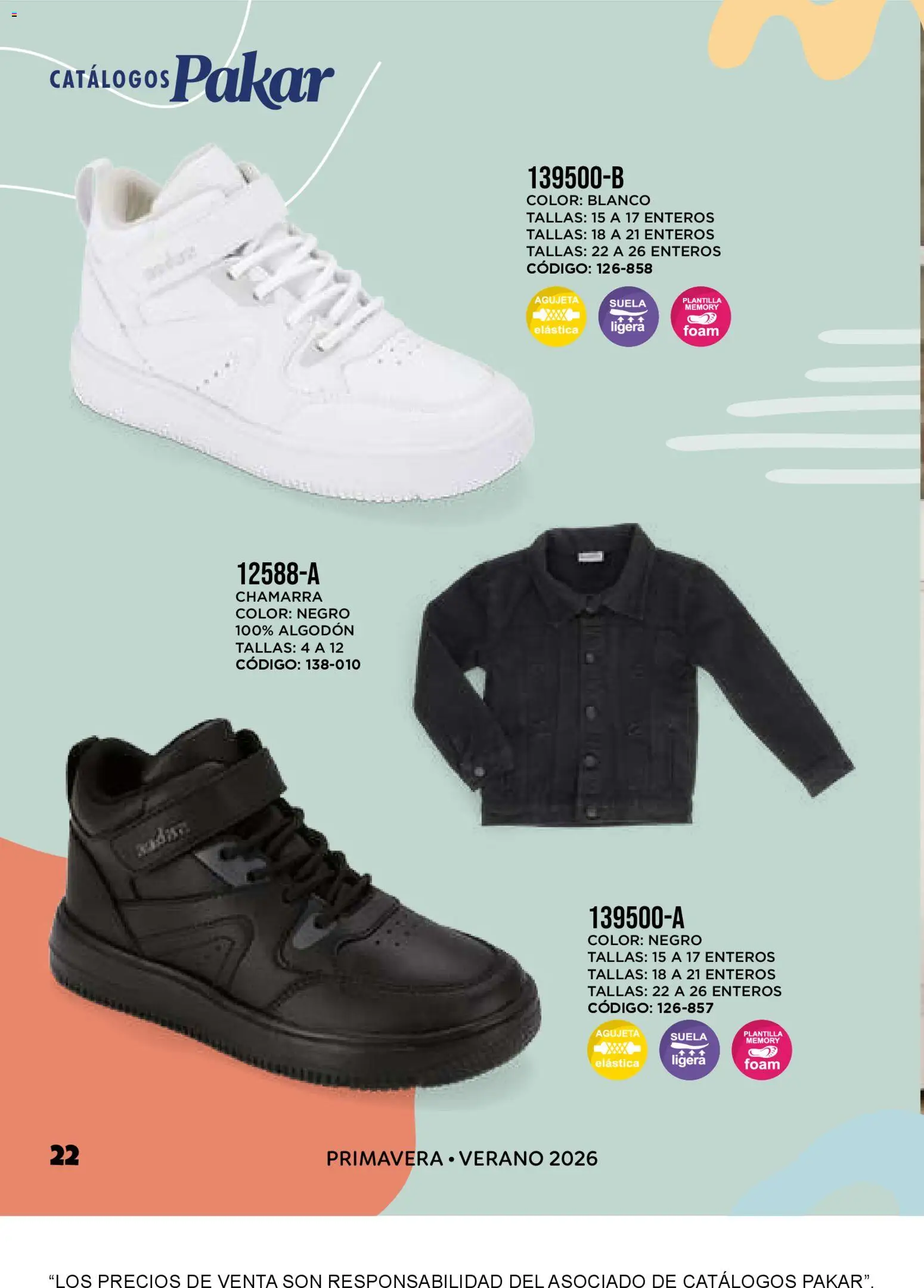 Vista previa las ofertas de la tienda SC Pakar - Catálogo Audas desde el 30/01/2026 - Chamarra, Algodón