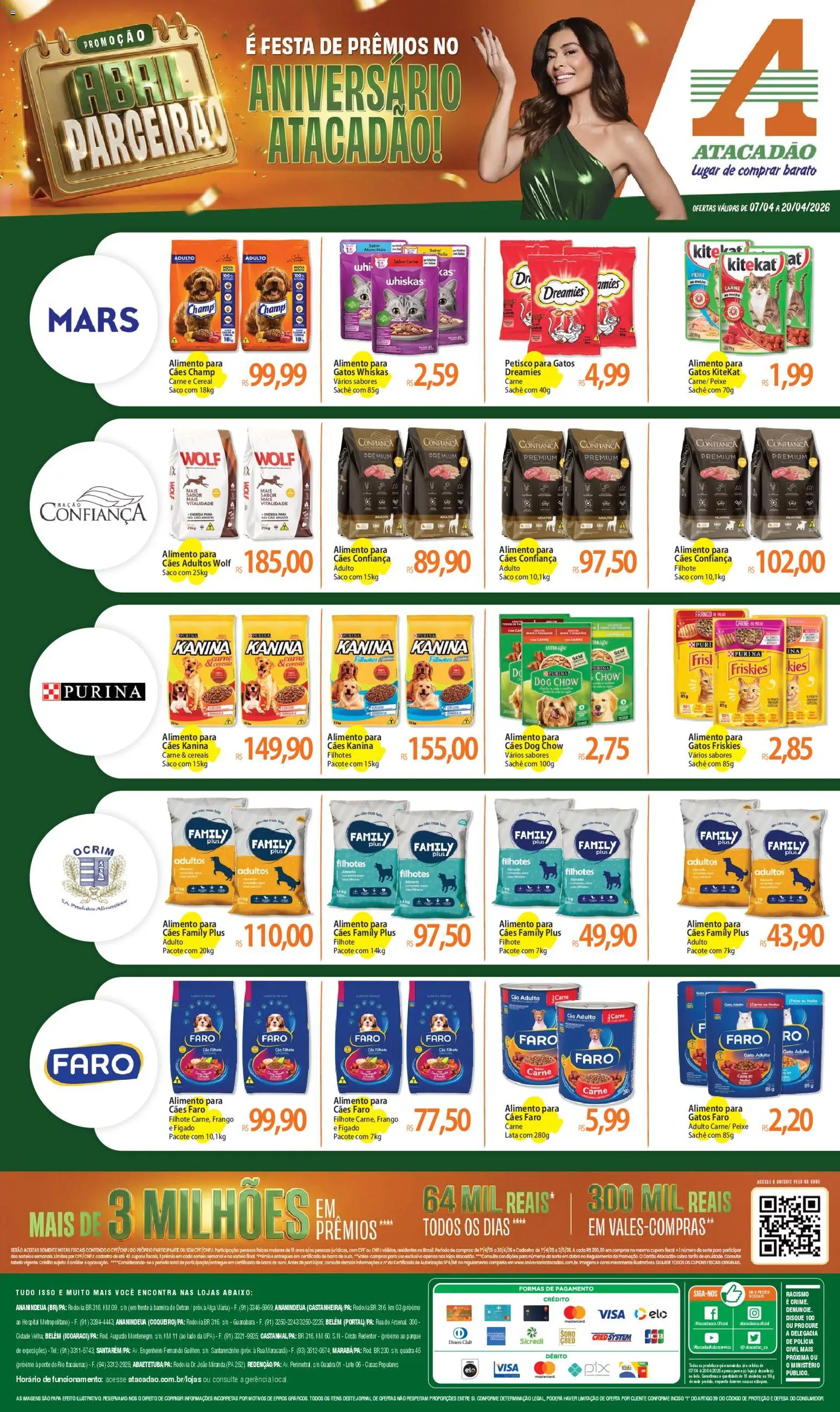 Pré-Visualização do folheto "Atacadão ofertas - PA" da loja Atacadão válido a partir de 07/04/2026 - Pá, Peixe, Carne, Frango, Fígado, Pó, Cereais