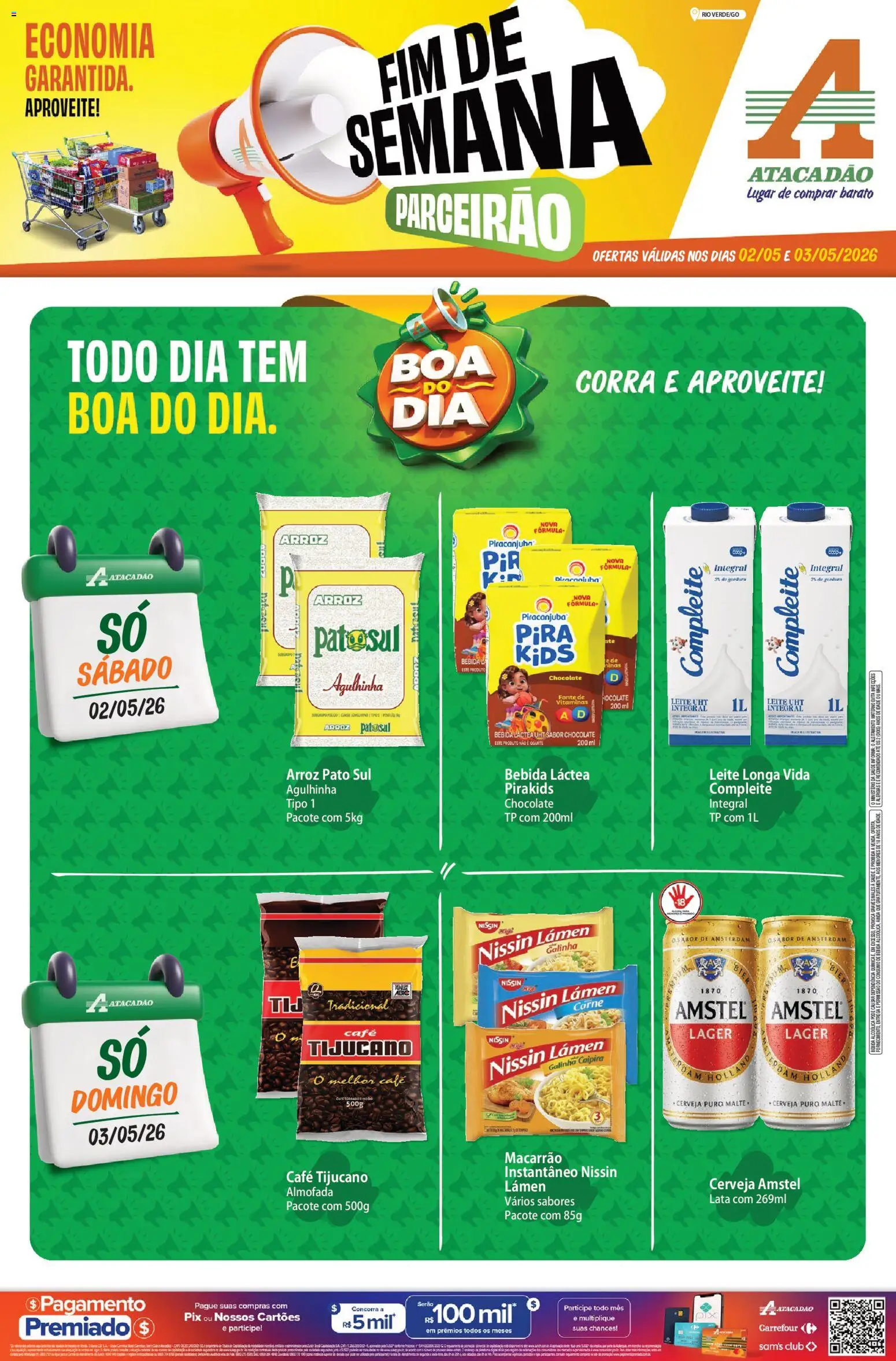 Pré-Visualização do folheto "Atacadão ofertas - GO" da loja Atacadão válido a partir de 02/05/2026