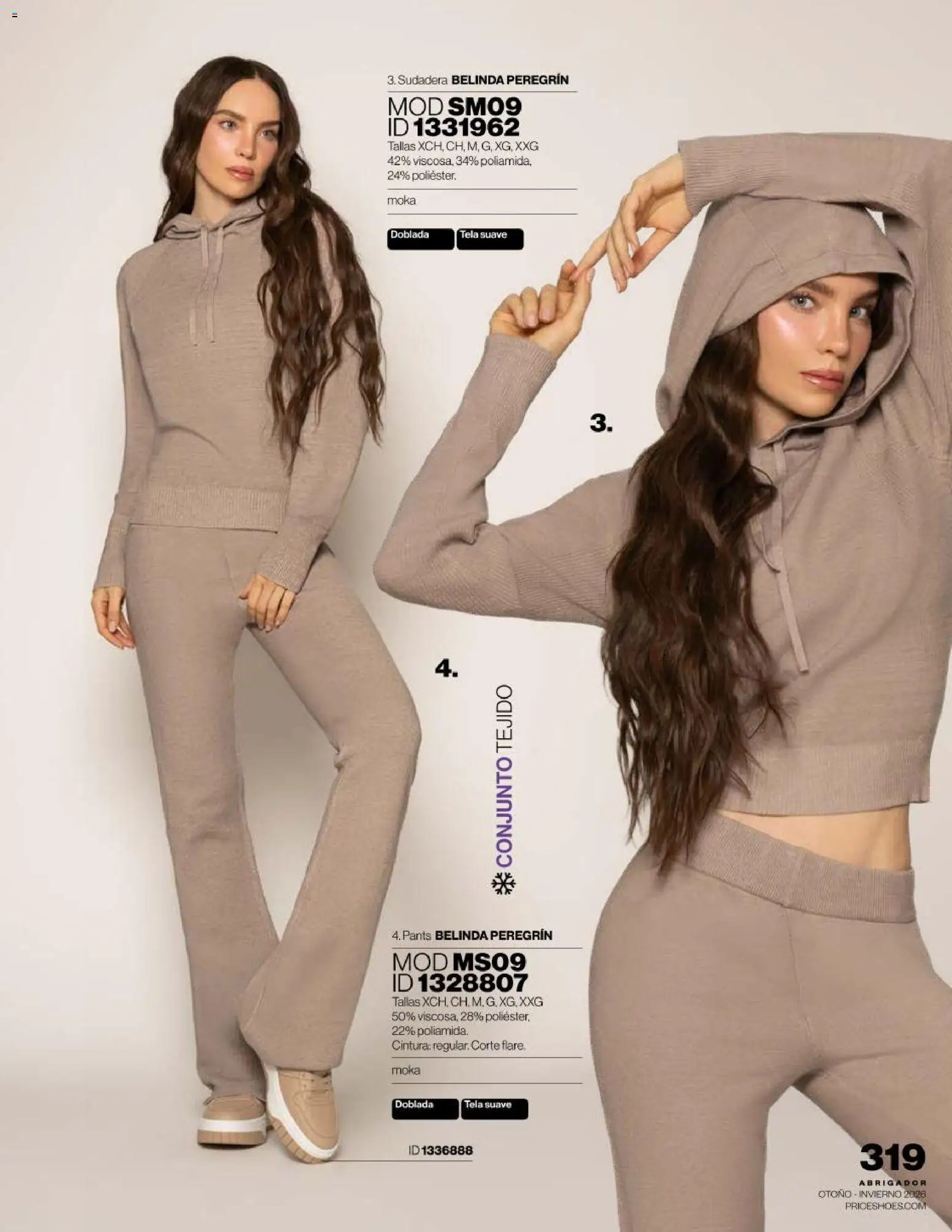 Vista previa las ofertas de la tienda Price Shoes - Price Shoes catálogo Abrigador desde el 16/09/2026 - Sudadera, Pants, Conjunto