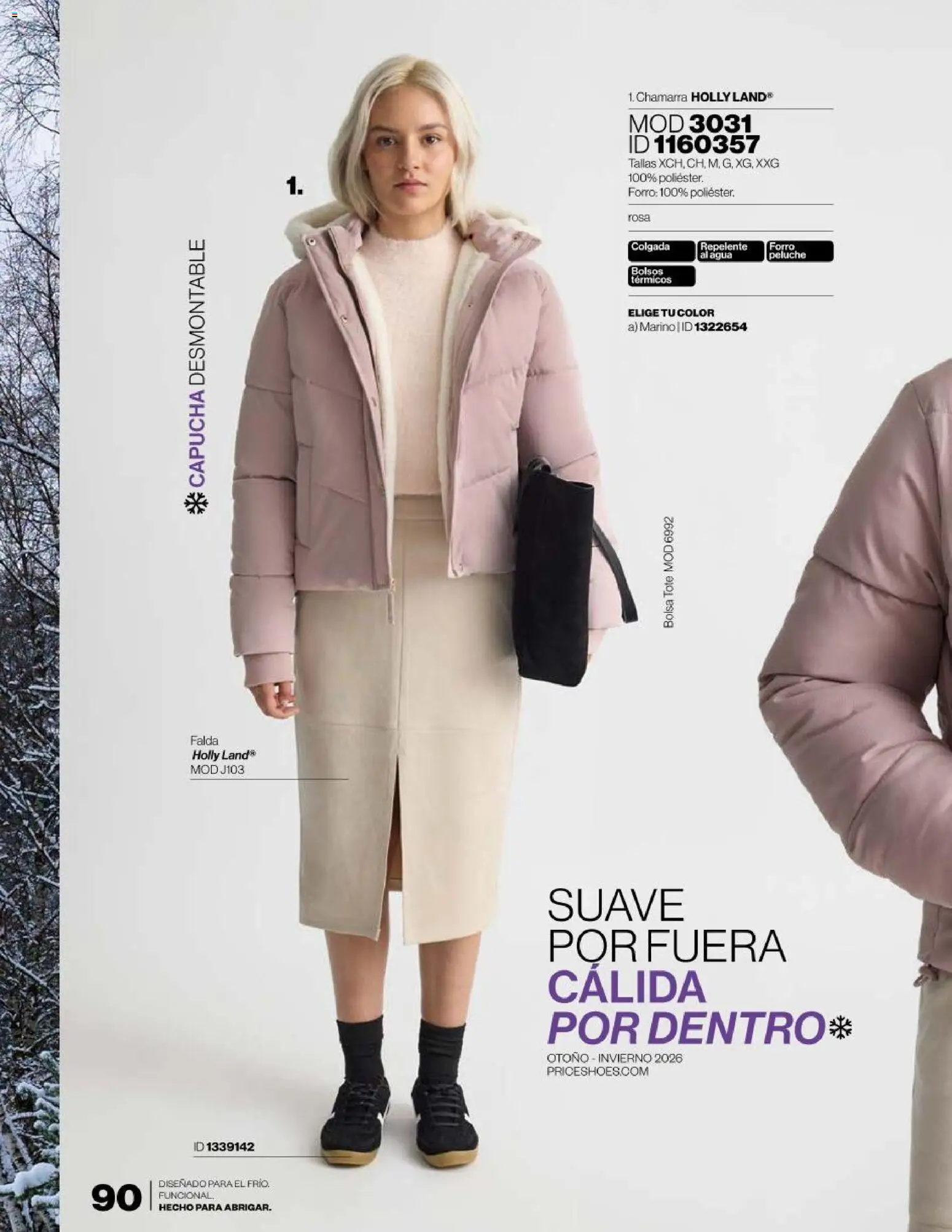 Vista previa las ofertas de la tienda Price Shoes - Price Shoes catálogo Abrigador desde el 16/09/2026 - Bolsa, Chamarra, Repelente, Falda