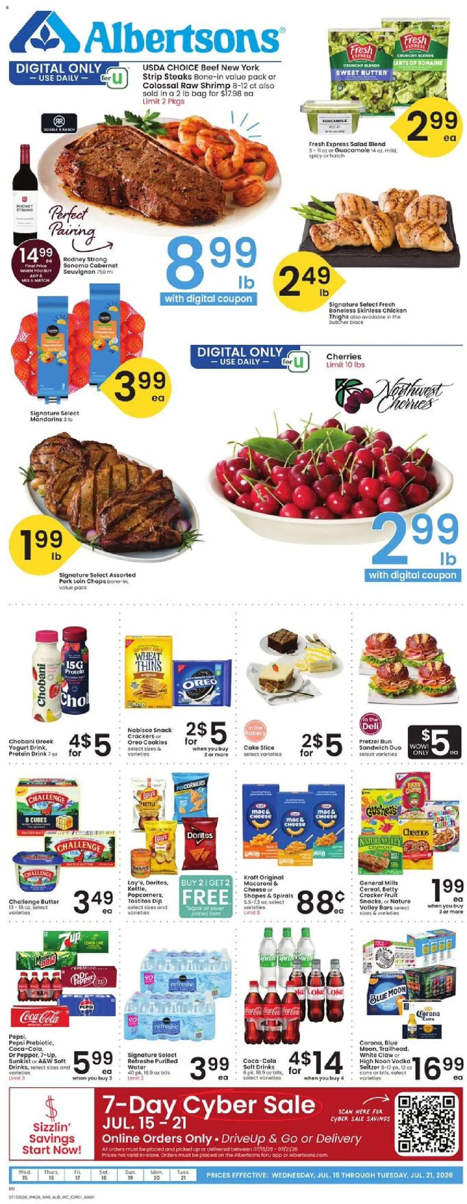 Ad Preview of Albertsons Albertsons Weekly Ad from 07/15/2026