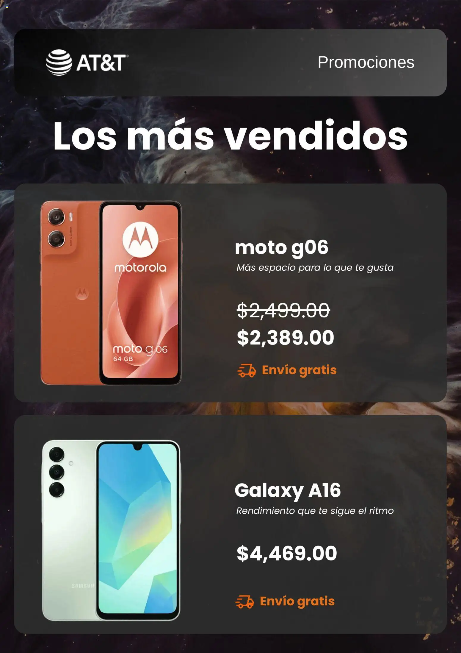 Vista previa las ofertas de la tienda AT&T - AT&T catálogo desde el 27/09/2026 - Té