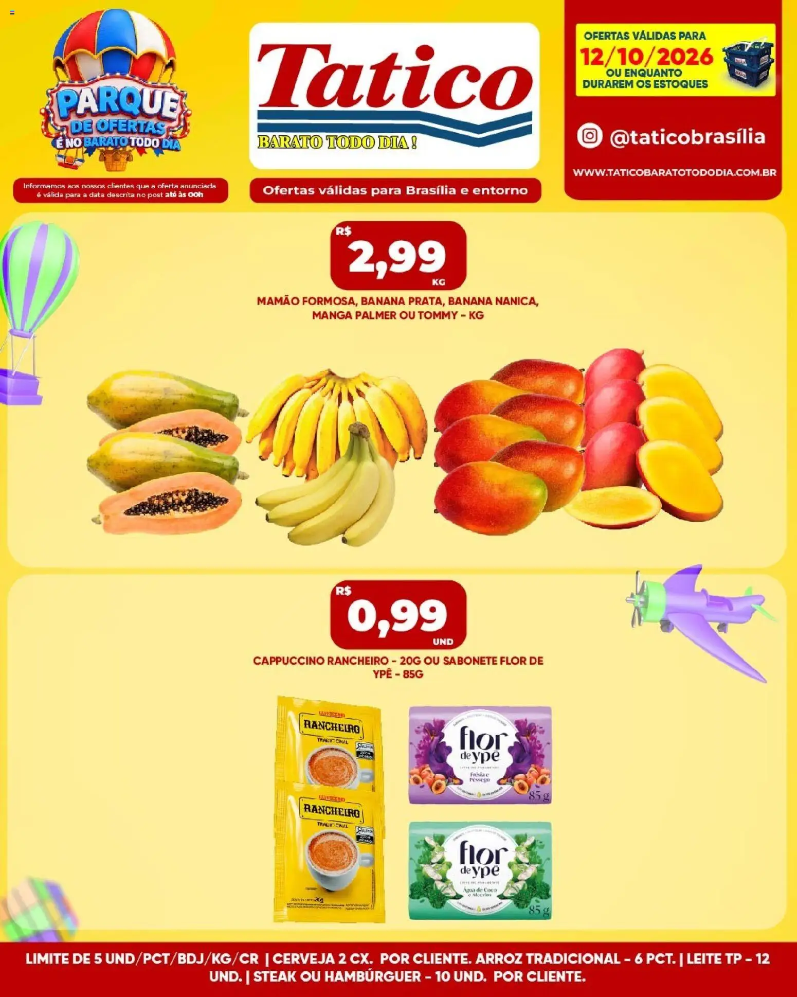 Pré-Visualização do folheto "Tatico ofertas do Dia" da loja Tatico válido a partir de 12/10/2026