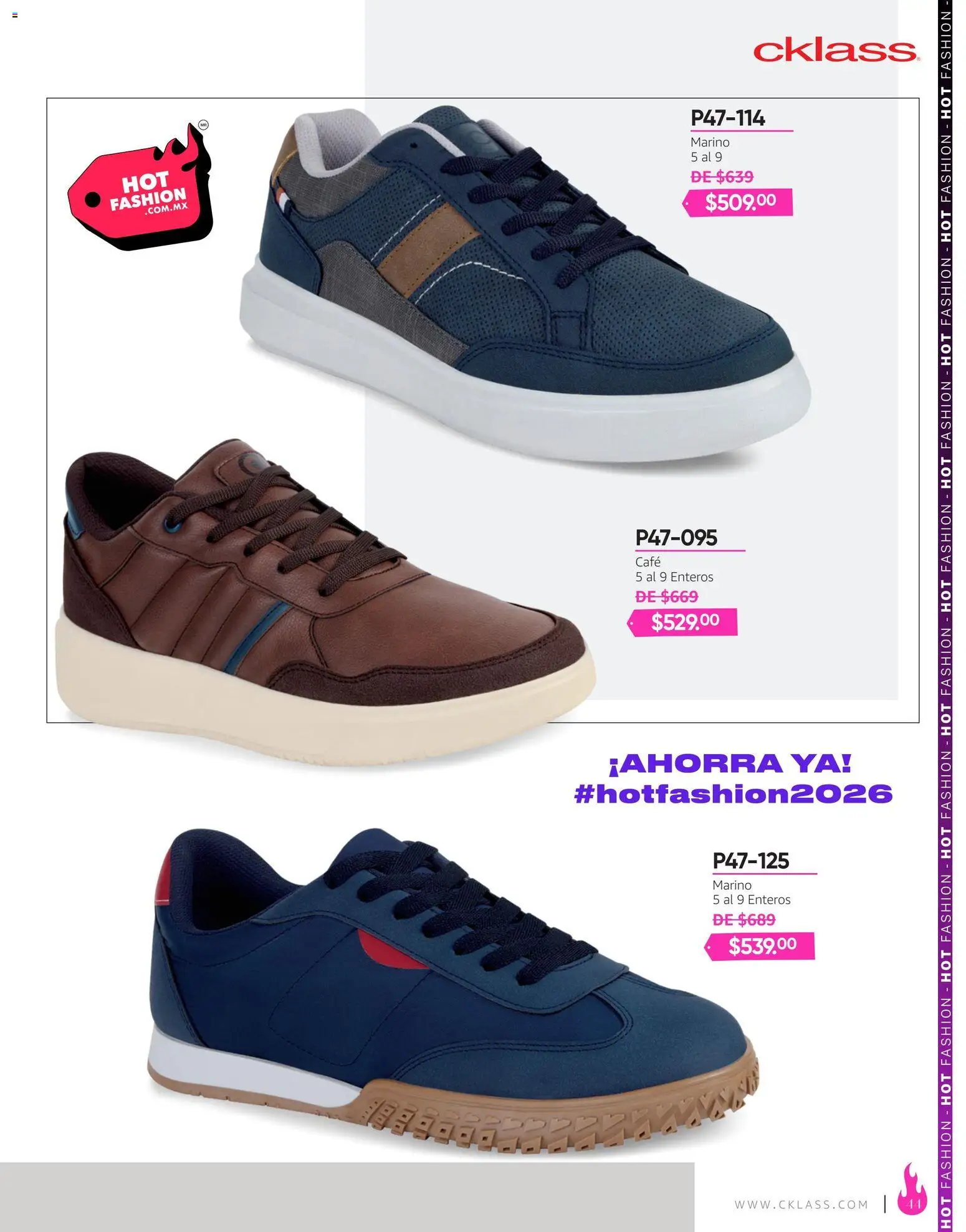 Vista previa las ofertas de la tienda Cklass - Cklass catálogo Hot Fashion Calzado desde el 03/08/2026 