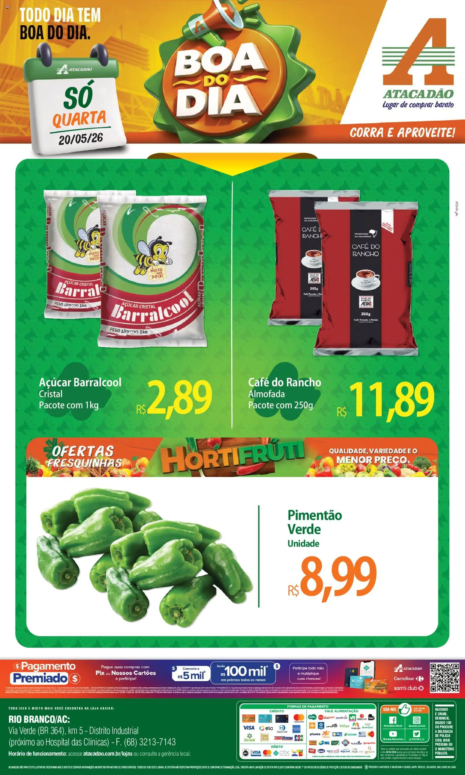 Pré-Visualização do folheto "Atacadão ofertas - AC" da loja Atacadão válido a partir de 20/05/2026