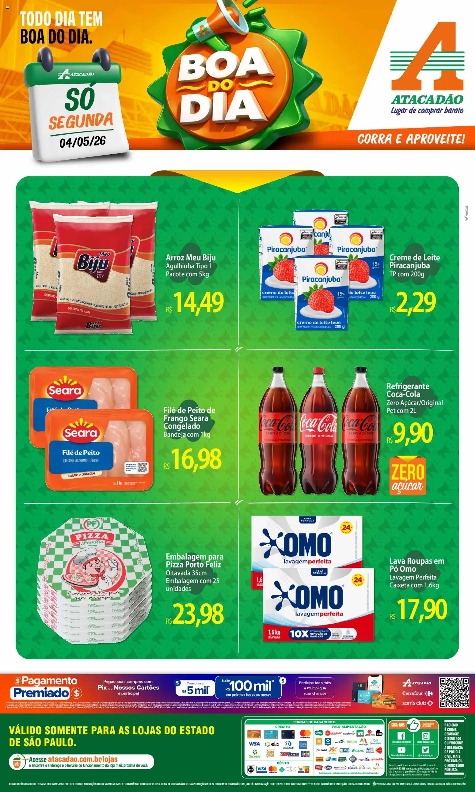 Pré-Visualização do folheto "Atacadão ofertas - SP" da loja Atacadão válido a partir de 04/05/2026
