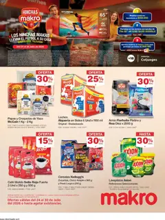  Vista previa del prospecto Makro Hinchas del almacen Makro válida del 24/07/2026 al 30/07/2026