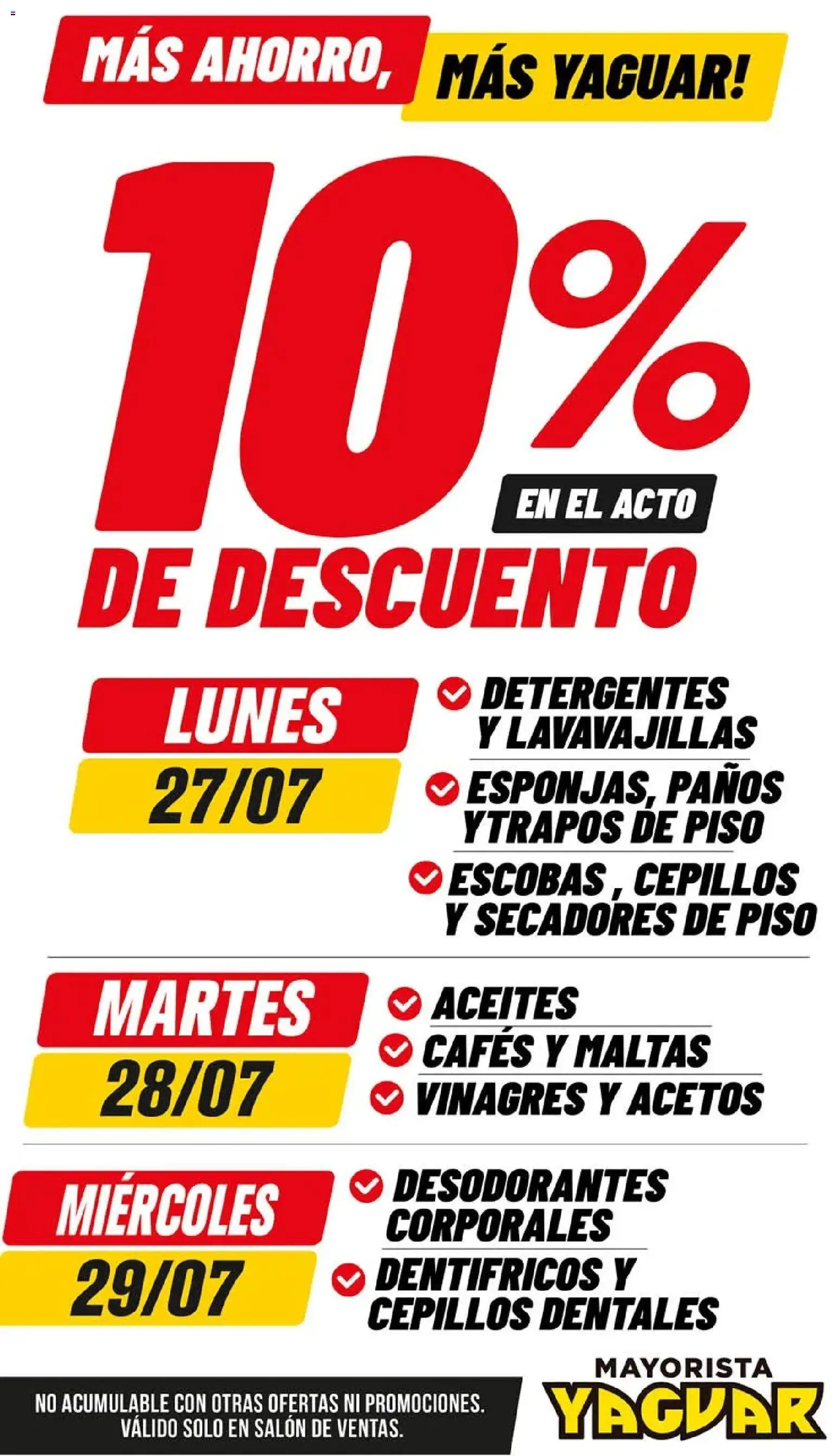 Vista previa del folleto de la tienda Yaguar válido desde el 27/07/2026 - Lavavajillas