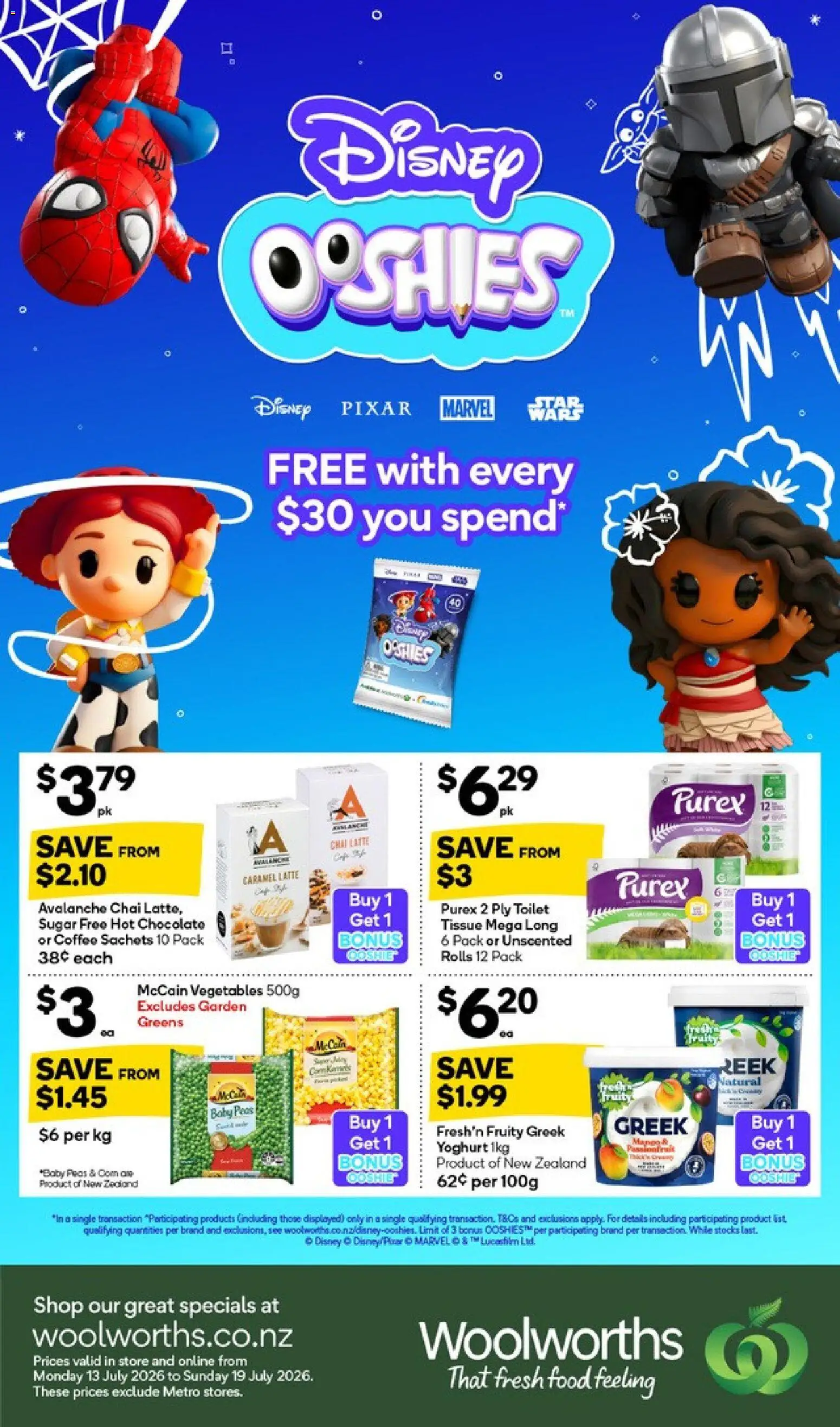 Preview of catalogue Woolworths South Island catalogue from shop Woolworths valid 13 Jul 2026