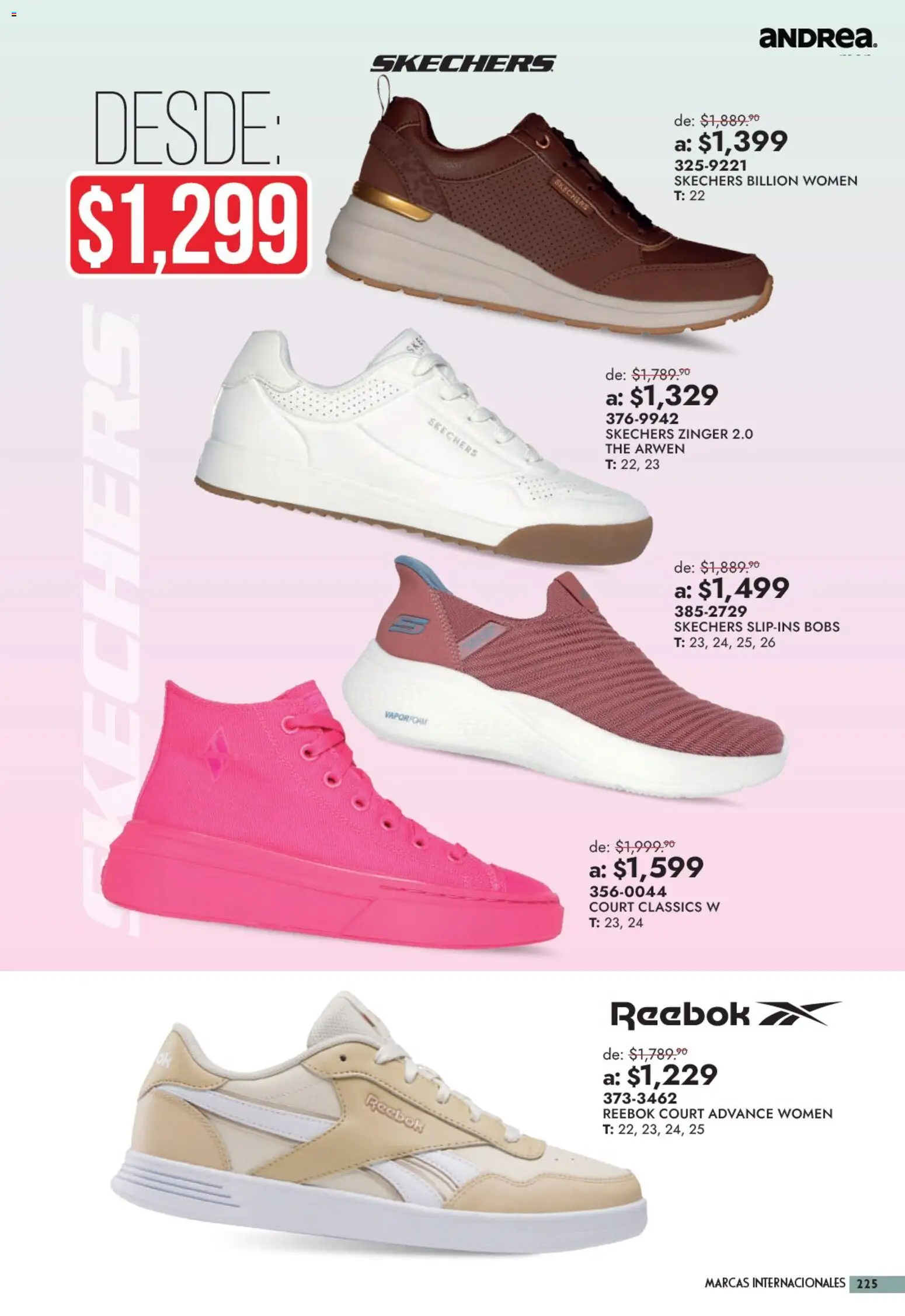 Vista previa las ofertas de la tienda Andrea - Andrea catálogo Outlet desde el 13/09/2026 