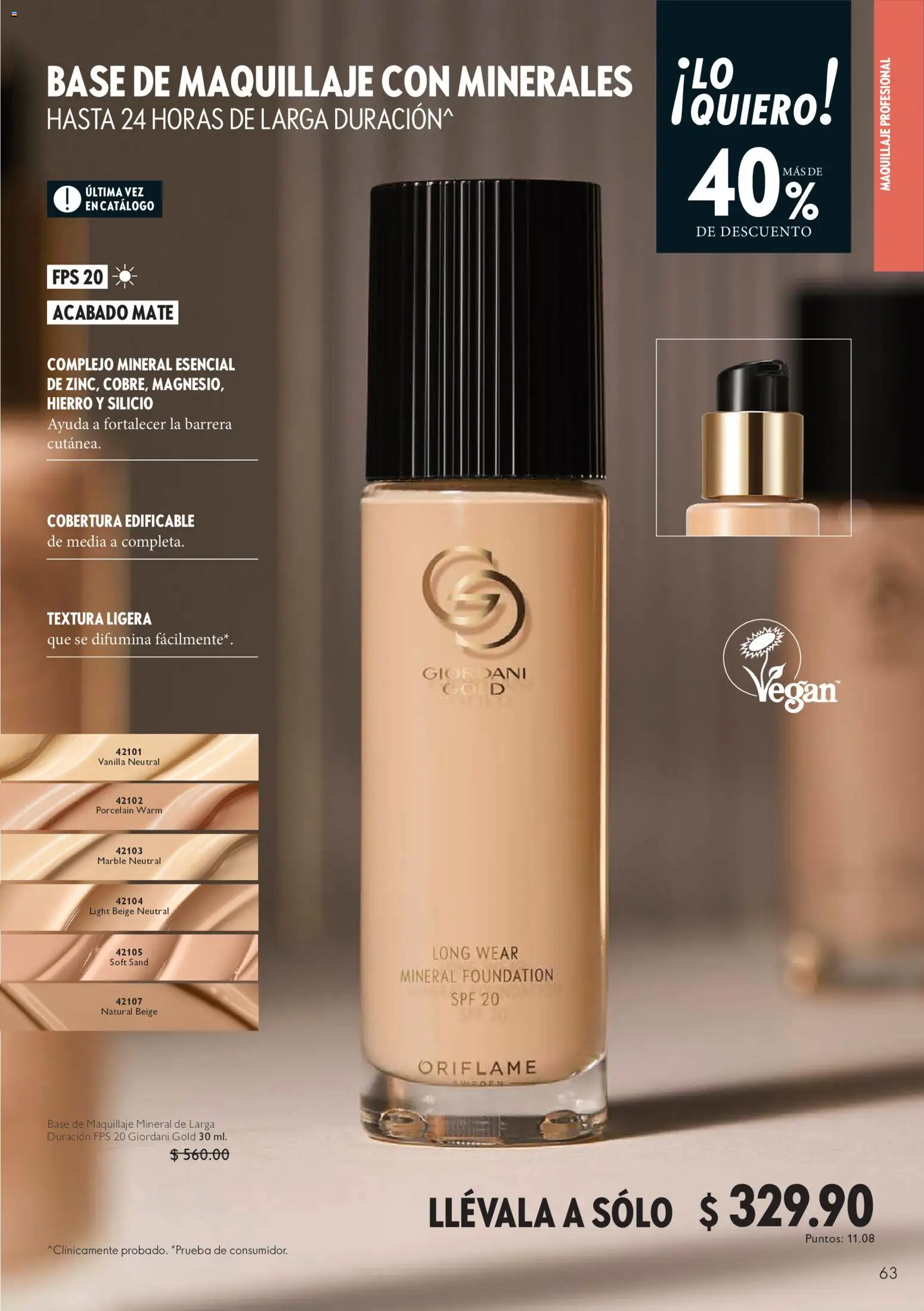 Vista previa las ofertas de la tienda Oriflame - Oriflame campaña 12 2026 desde el 22/08/2026 