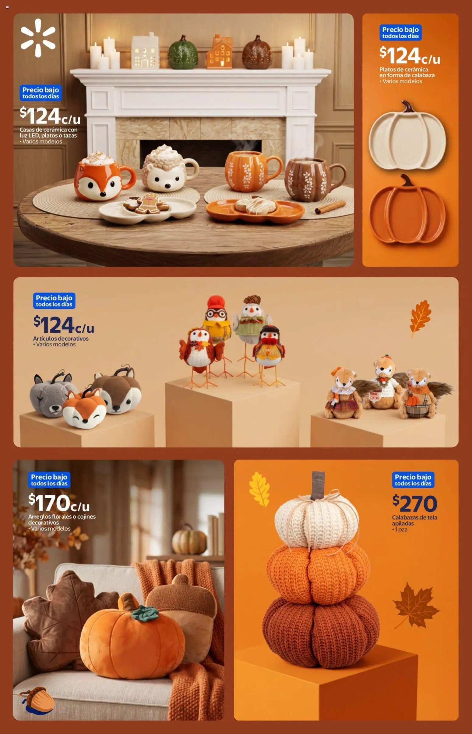 Vista previa las ofertas de la tienda Walmart - Walmart folleto Los colores del otoño adornan esta temporada. desde el 18/09/2026 - Calabaza