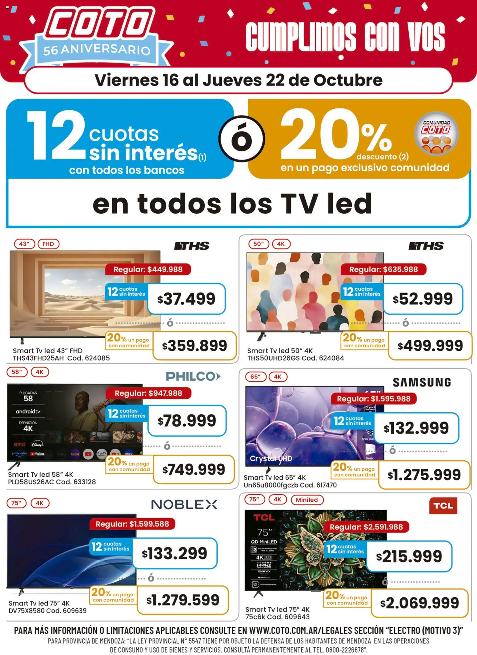 Vista previa del folleto de la tienda Coto válido desde el 16/10/2026 