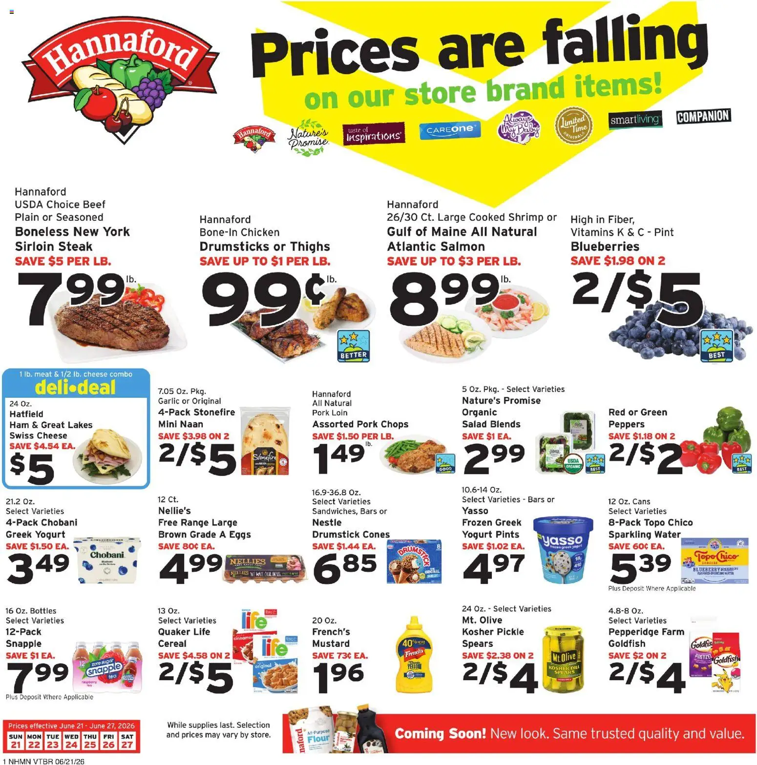 Ad Preview of Hannaford Hannaford Weekly Ad from 06/21/2026