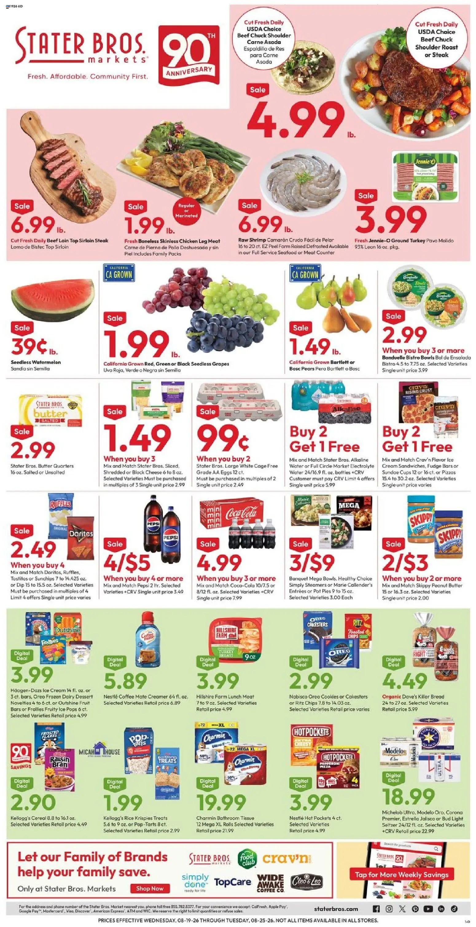 Ad Preview of Stater Bros Stater Bros Weekly Ad from 08/19/2026