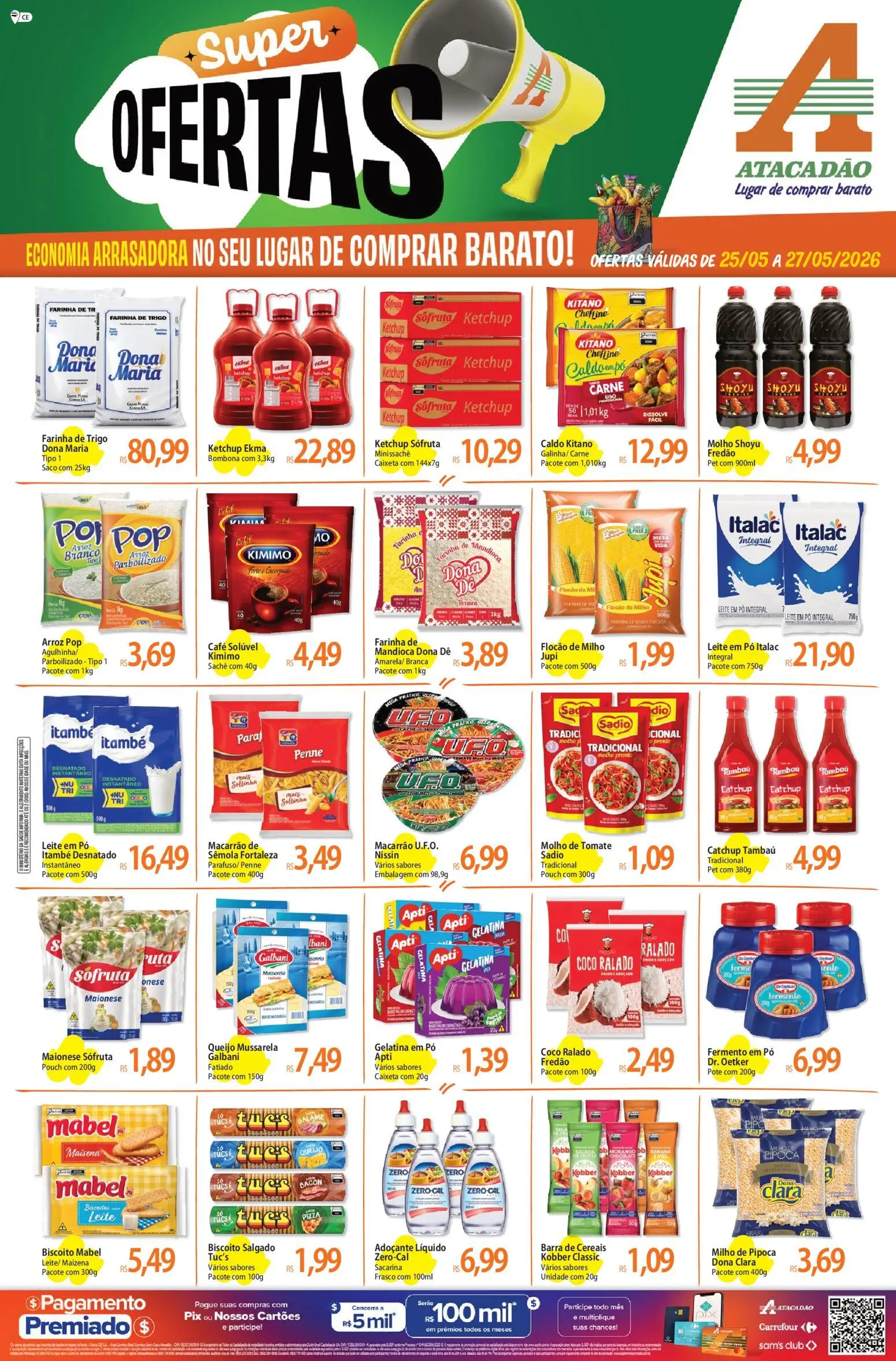 Pré-Visualização do folheto "Atacadão ofertas - CE" da loja Atacadão válido a partir de 25/05/2026