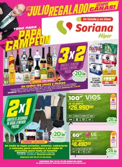 Vista previa las ofertas de la tienda Soriana - Soriana Julio Regalado Híper Nacional desde el 19/06/2026 