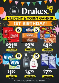 Preview of catalogue Drakes catalogue Millicent & Mount Gambier from shop Drakes valid 07/10/2026