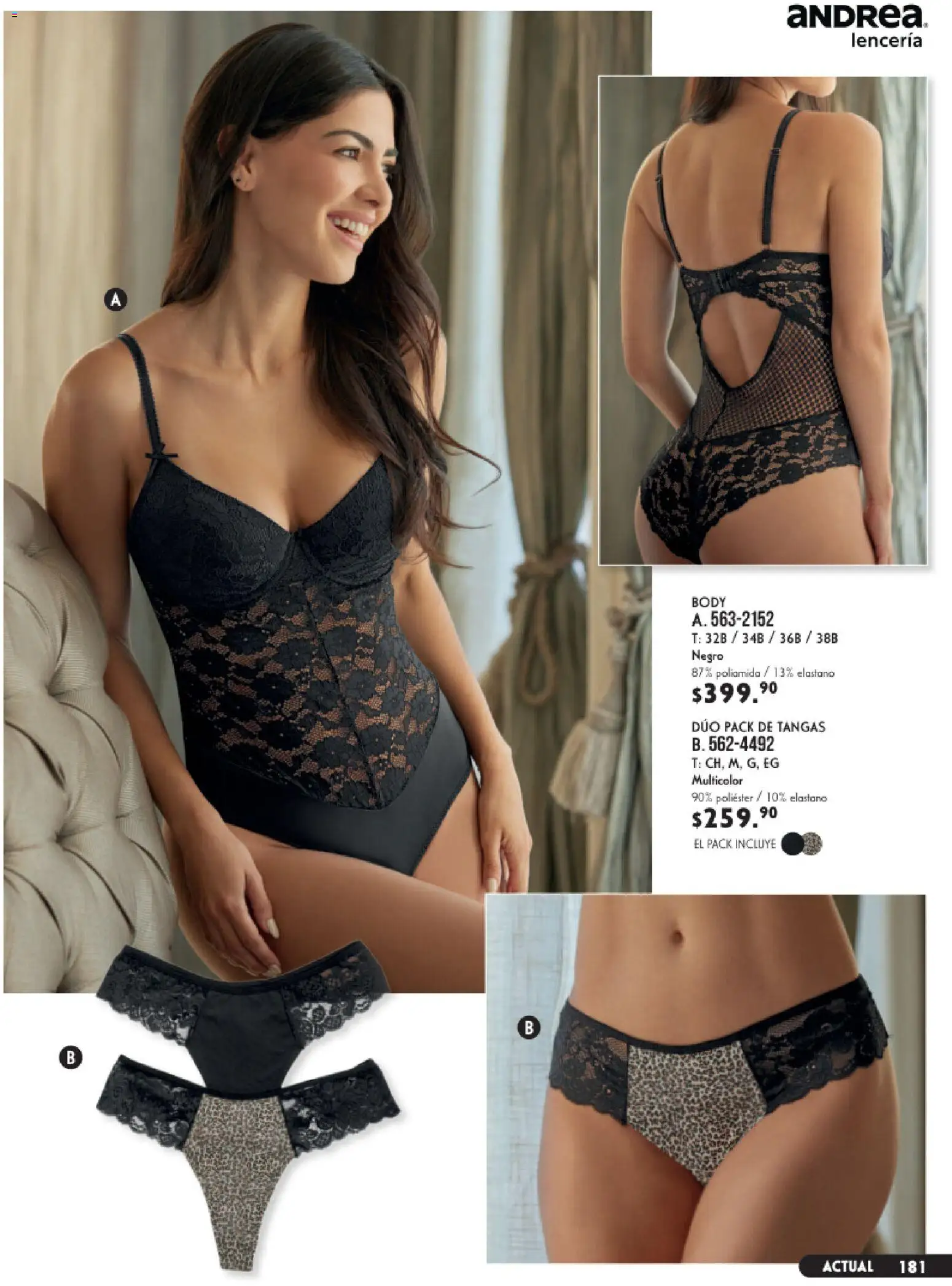 Vista previa las ofertas de la tienda Andrea - Andrea catálogo Lencería & vestir interior desde el 23/08/2026 