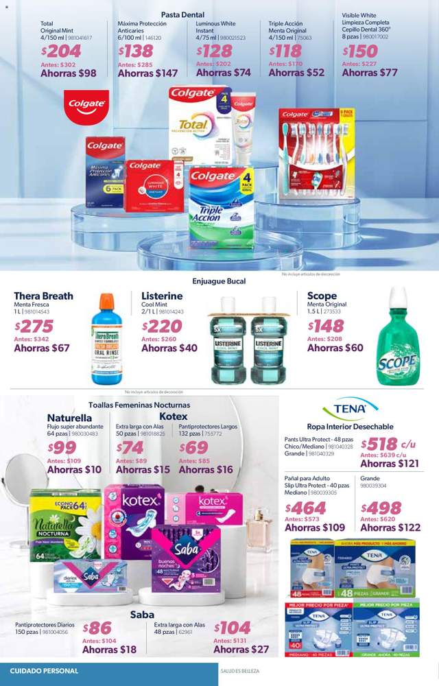 Nuevo catálogo de Sam's Club a partir del 04/09