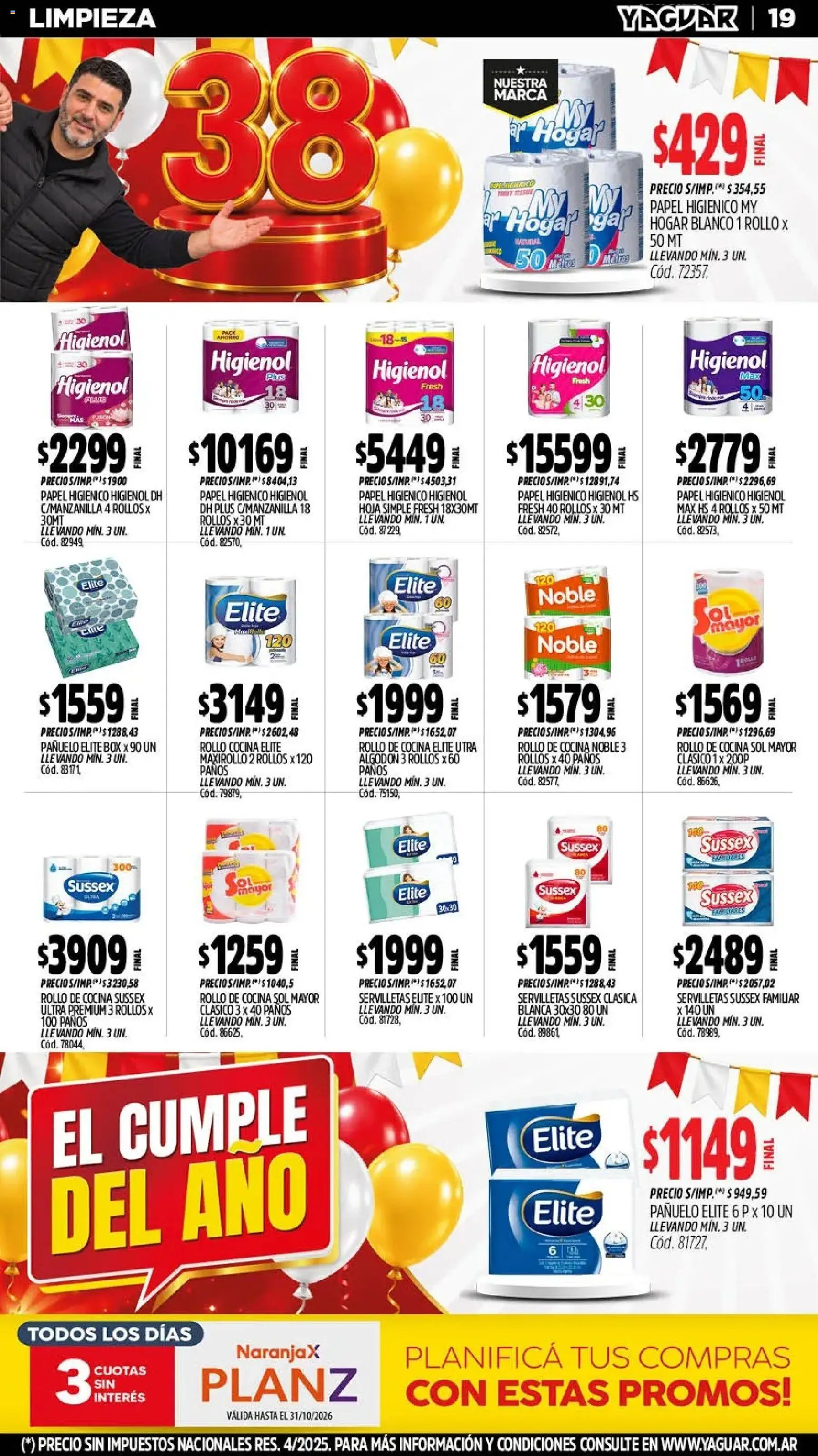 Vista previa del folleto de la tienda Yaguar válido desde el 26/10/2026 