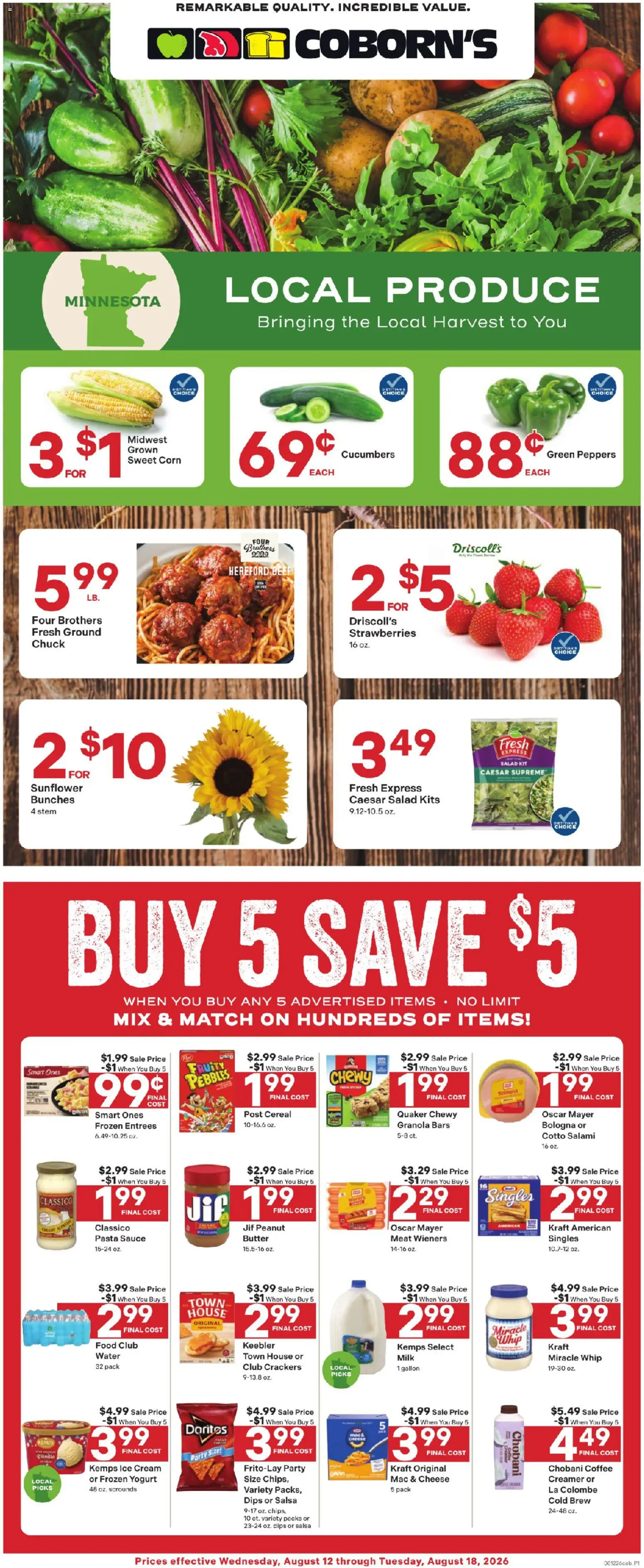 Ad Preview of Coborn's Coborn's Weekly Ad from 08/12/2026