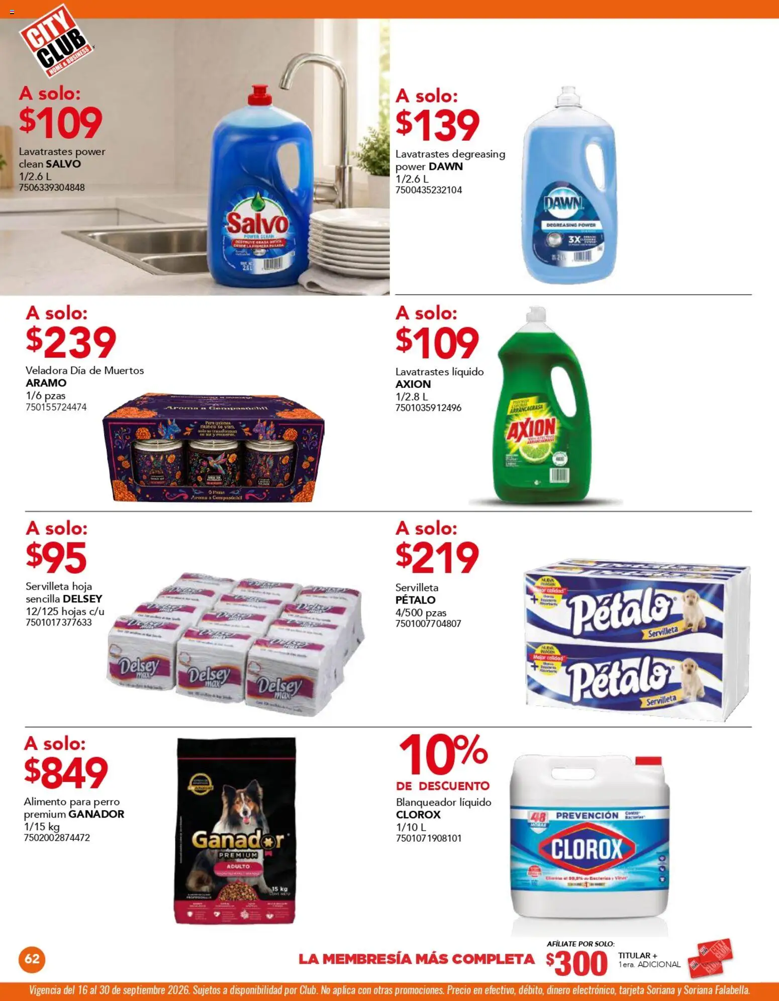 Vista previa las ofertas de la tienda City Club - City Club catálogo desde el 01/09/2026 