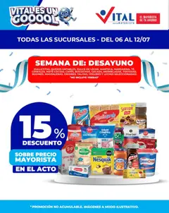 Vista previa del folleto de la tienda Vital válido desde el 06/07/2026 