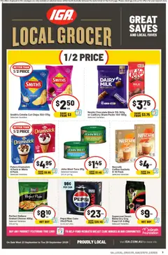 Preview of catalogue IGA Local Groce Adelaide from shop IGA valid 23/09/2026