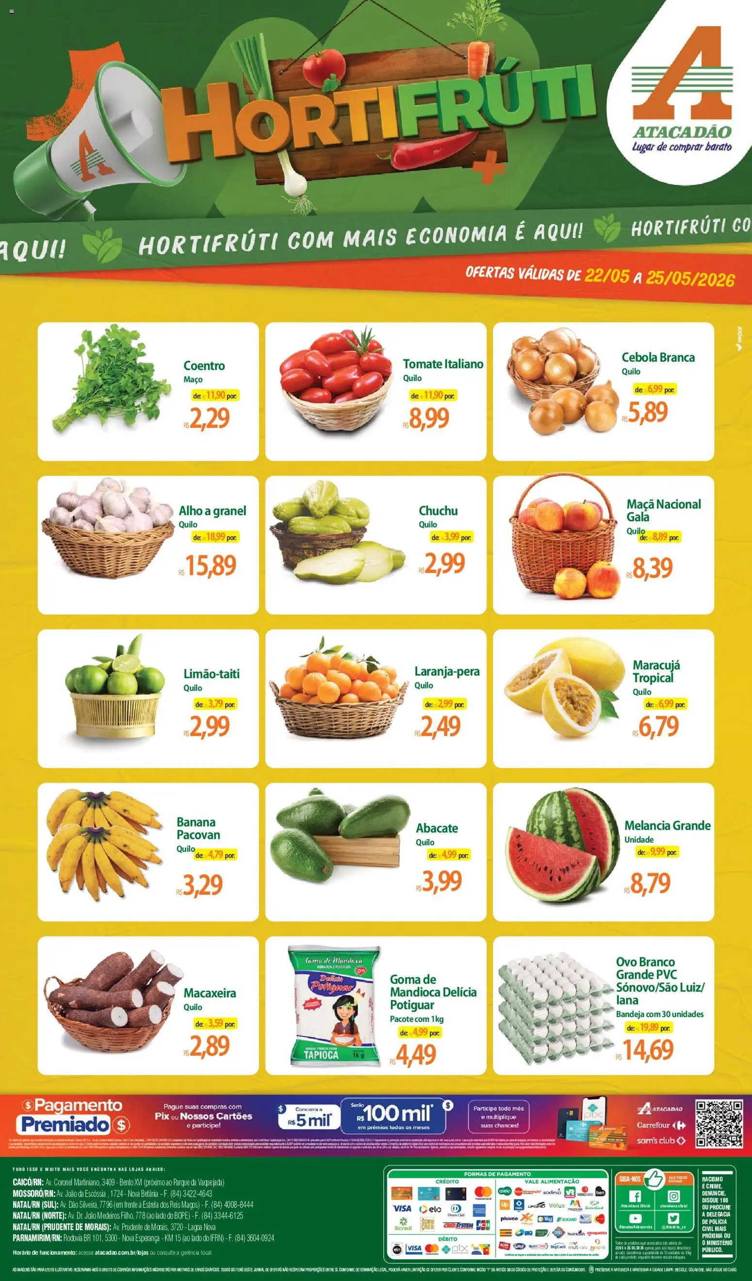 Pré-Visualização do folheto "Atacadão ofertas - RN" da loja Atacadão válido a partir de 22/05/2026