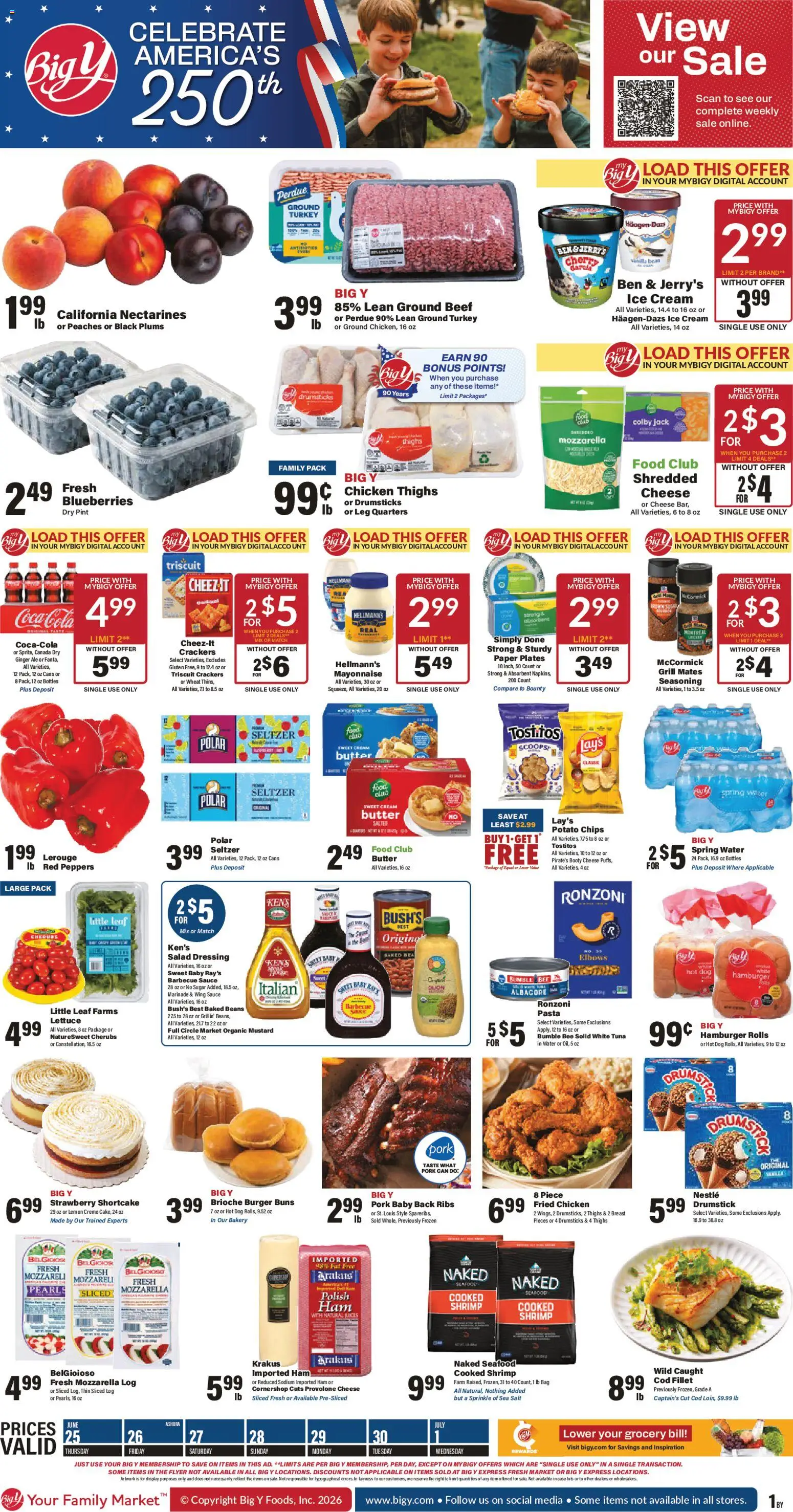Ad Preview of Big Y Big Y Weekly Ad from 06/25/2026