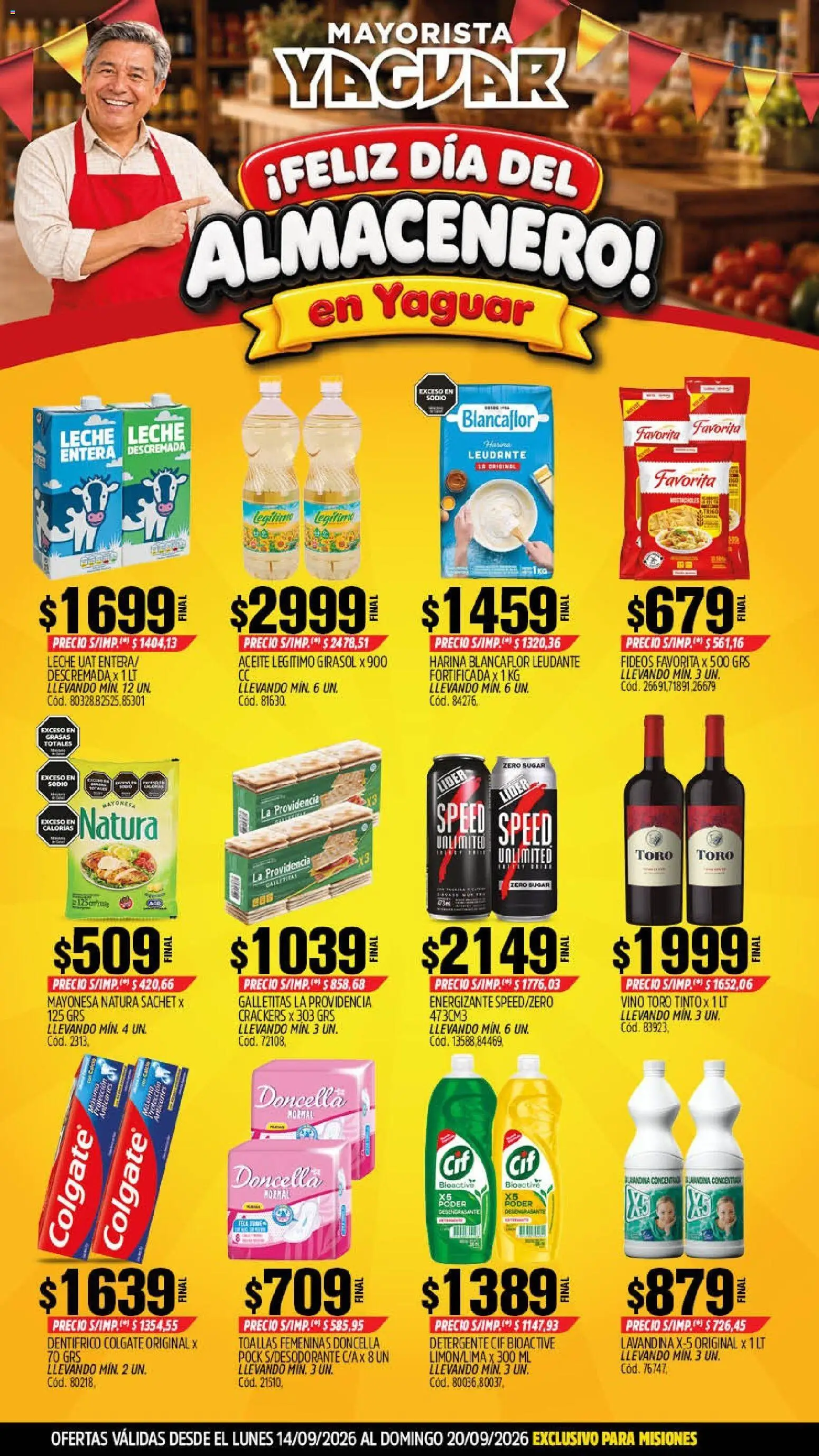 Vista previa del folleto de la tienda Yaguar válido desde el 14/09/2026 