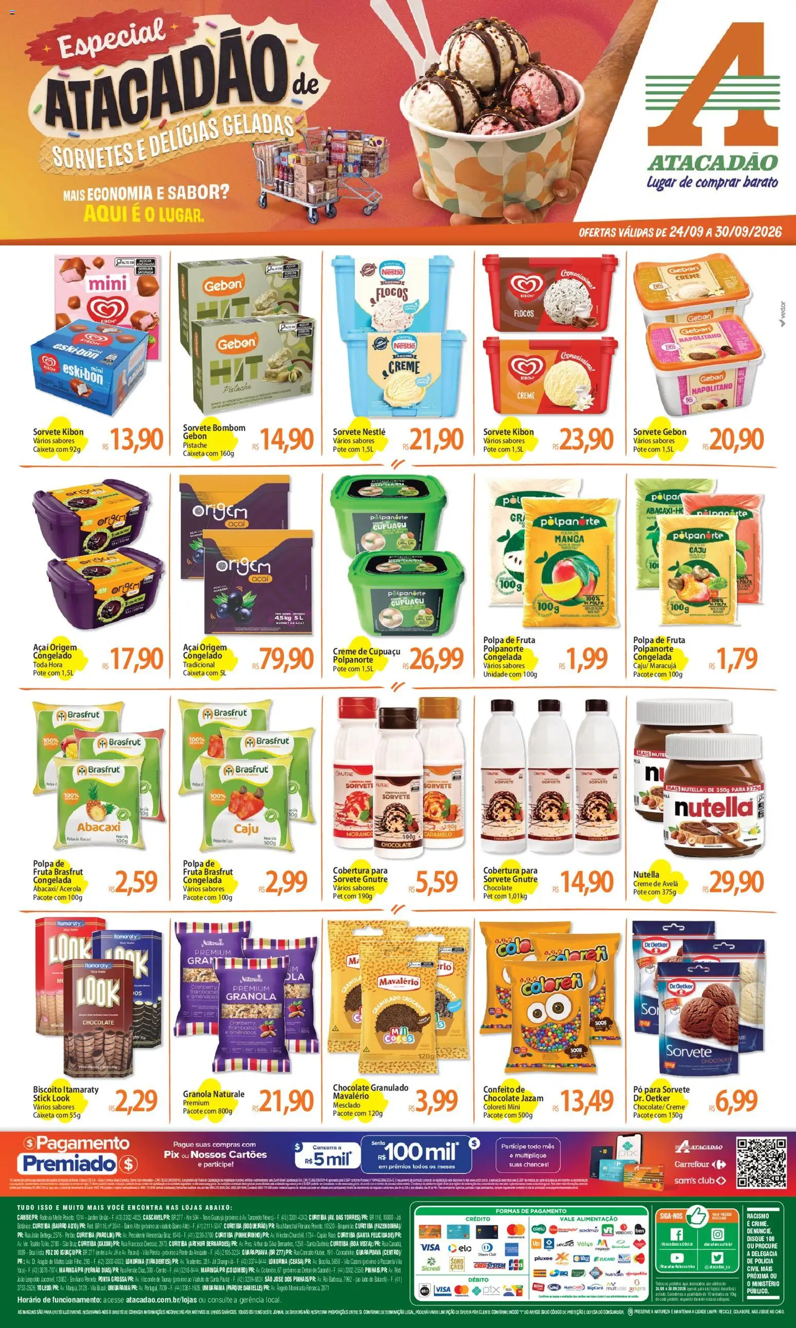 Pré-Visualização do folheto "Atacadão ofertas - PR" da loja Atacadão válido a partir de 24/09/2026