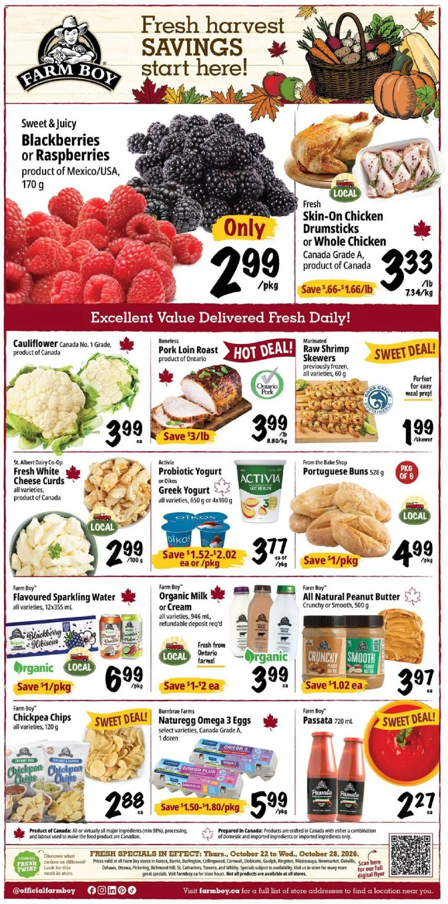 Preview of leaflet Farm Boy weekly flyer / circulaire from shop Farm Boy is valid from Oct 22, 2026