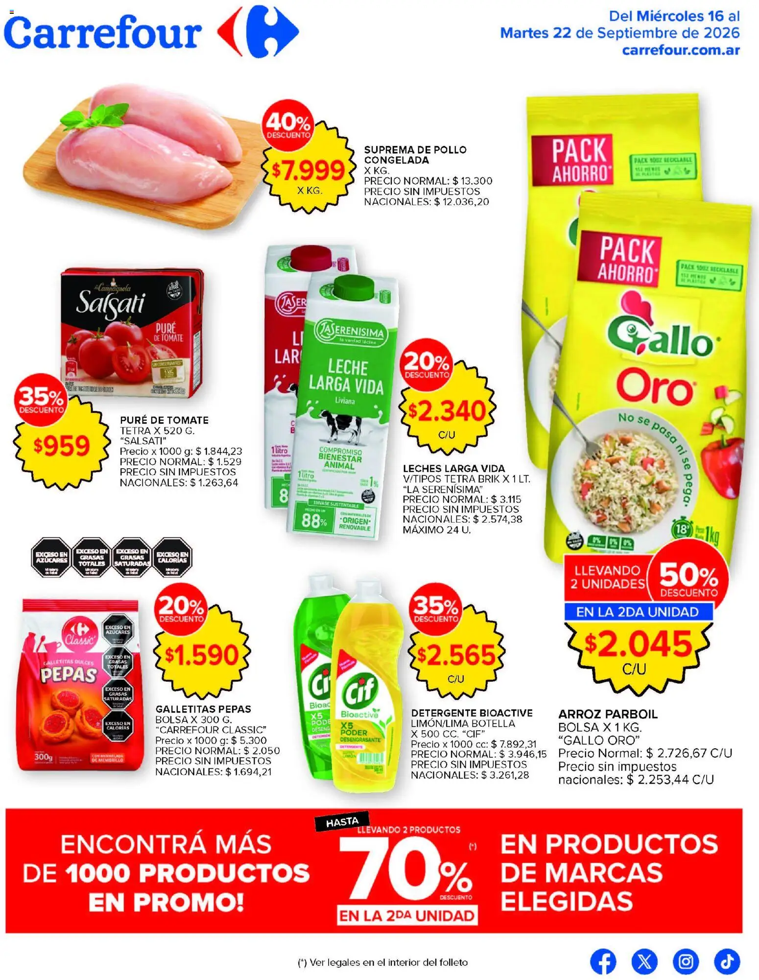 Vista previa del folleto de la tienda Carrefour válido desde el 16/09/2026 