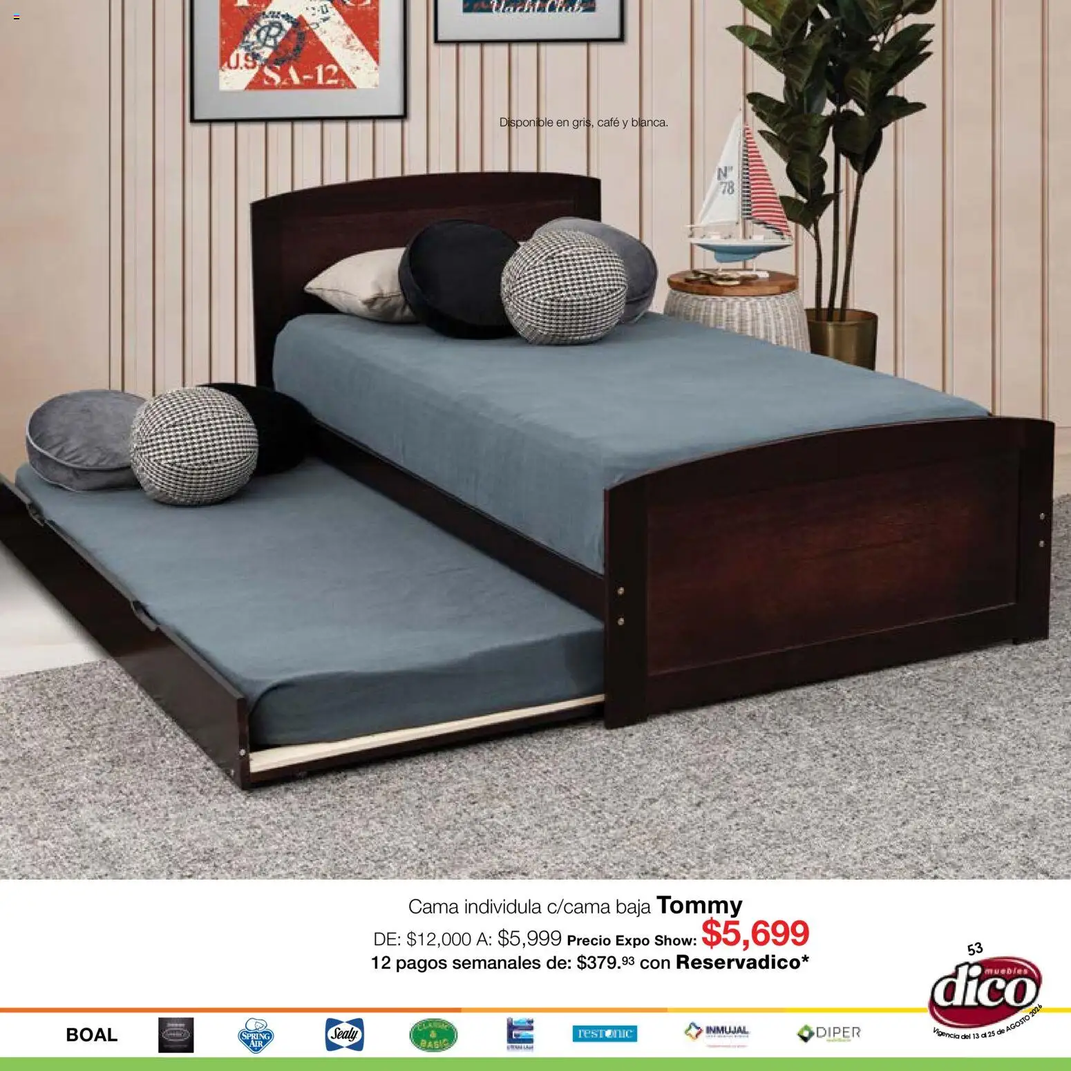 Vista previa las ofertas de la tienda Muebles Dico - Muebles Dico catálogo Expo Show desde el 13/08/2026 
