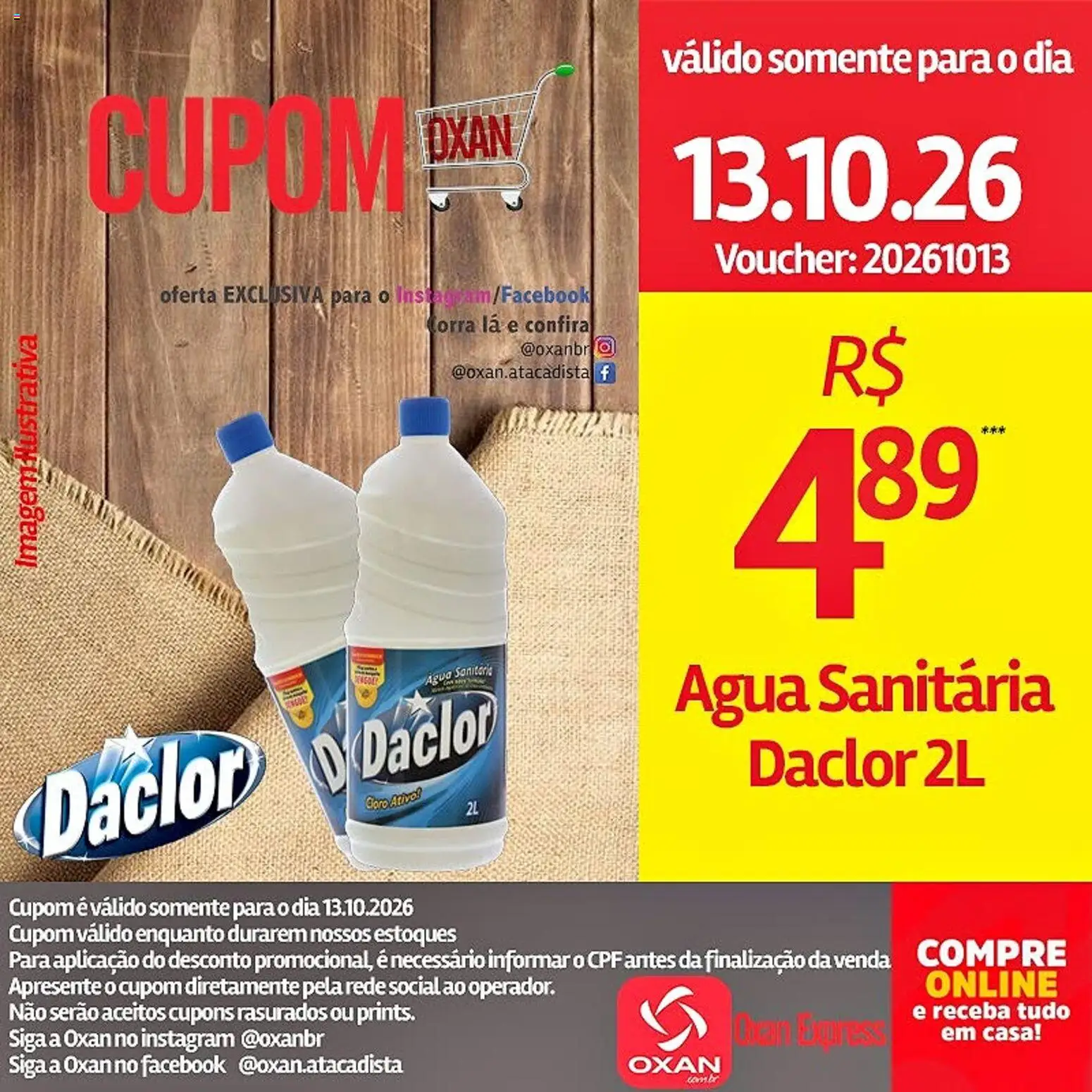 Pré-Visualização do folheto "Oxan Atacadista - Ofertas da semana" da loja Oxan Atacadista válido a partir de 13/10/2026