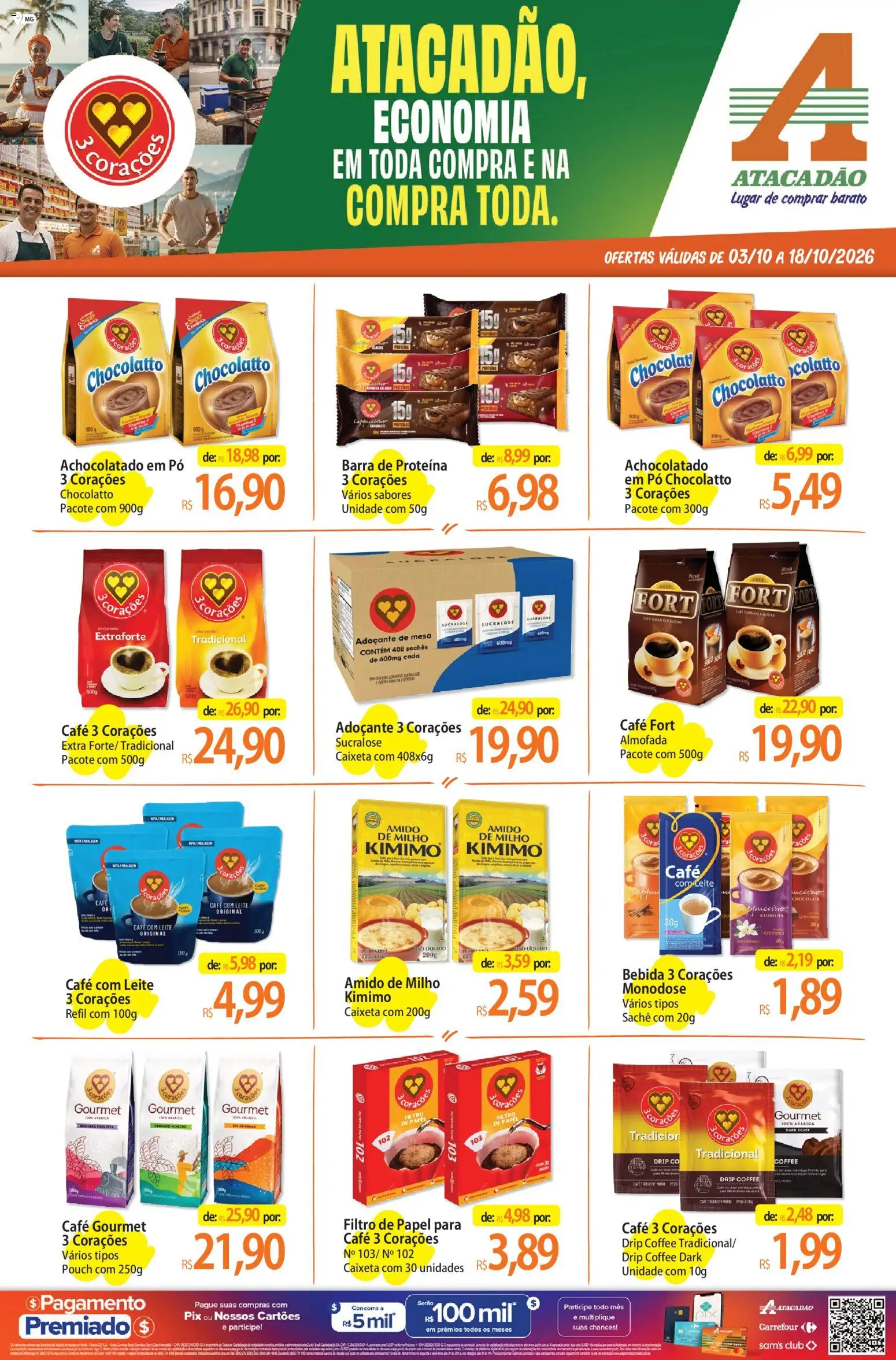 Pré-Visualização do folheto "Atacadão ofertas - MG" da loja Atacadão válido a partir de 03/10/2026